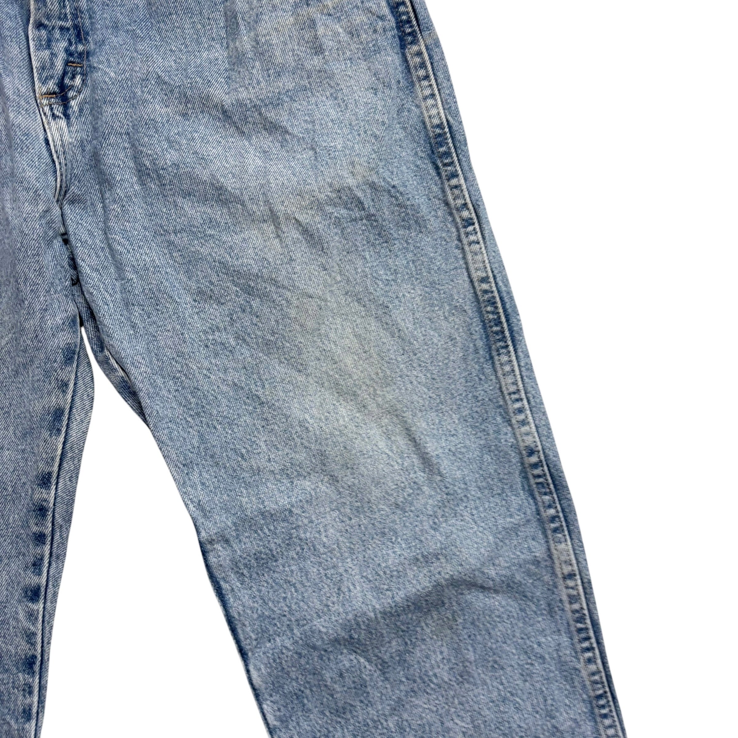Wrangler Jeans W35 L30 Mens Light Blue Regular Straight Fit Denim (F)