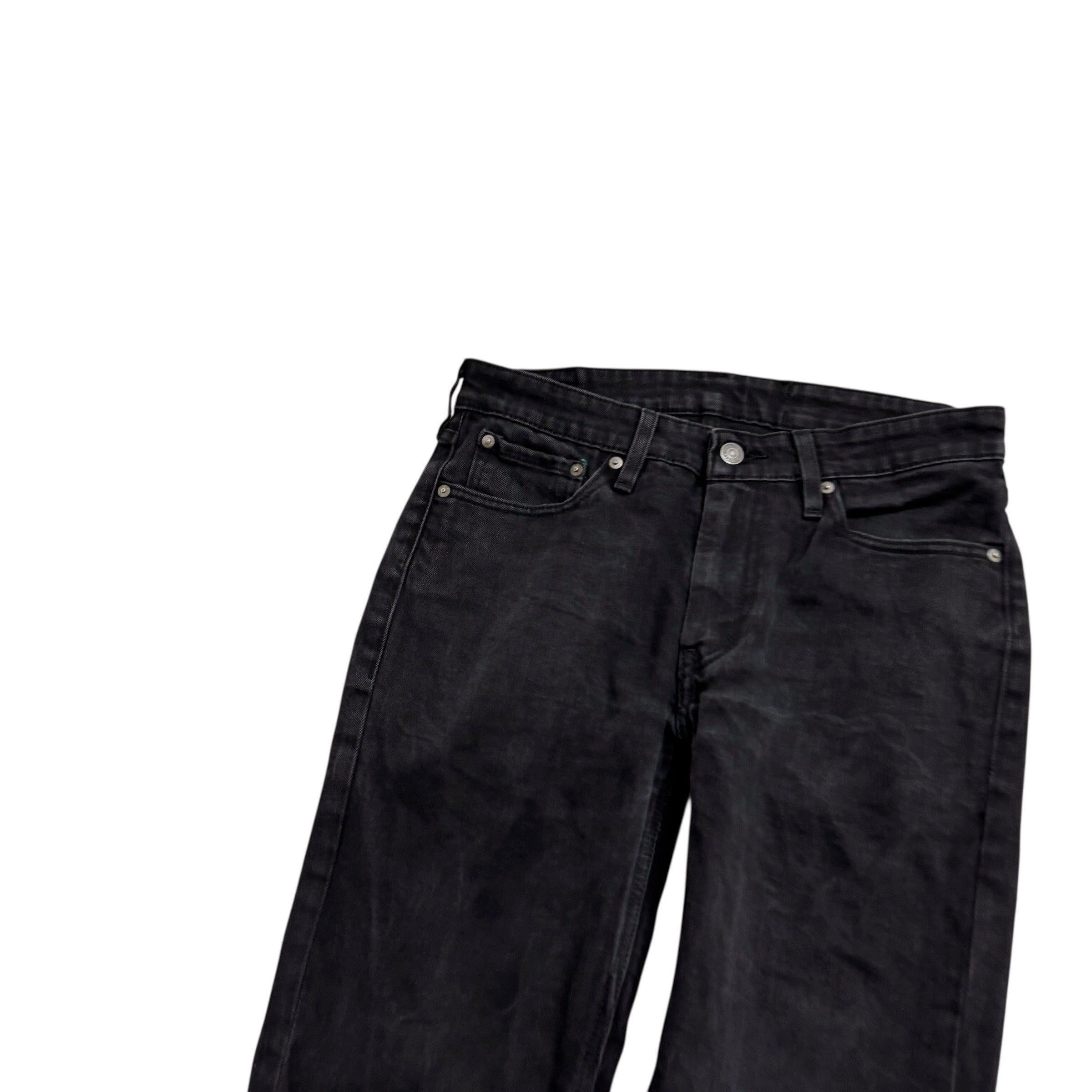 Levis 511 Commuter Jeans W32 L34 Mens Black Slim Fit Stretch Denim