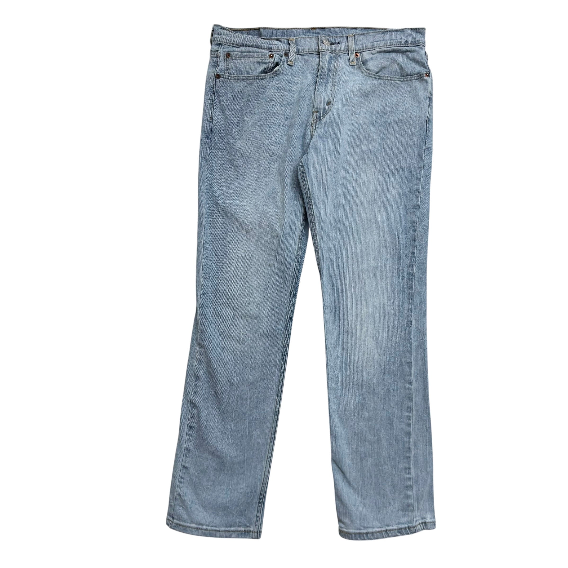 Levis 511 Jeans W34 L31 Mens Light Blue Slim Fit Stretch Denim (E)