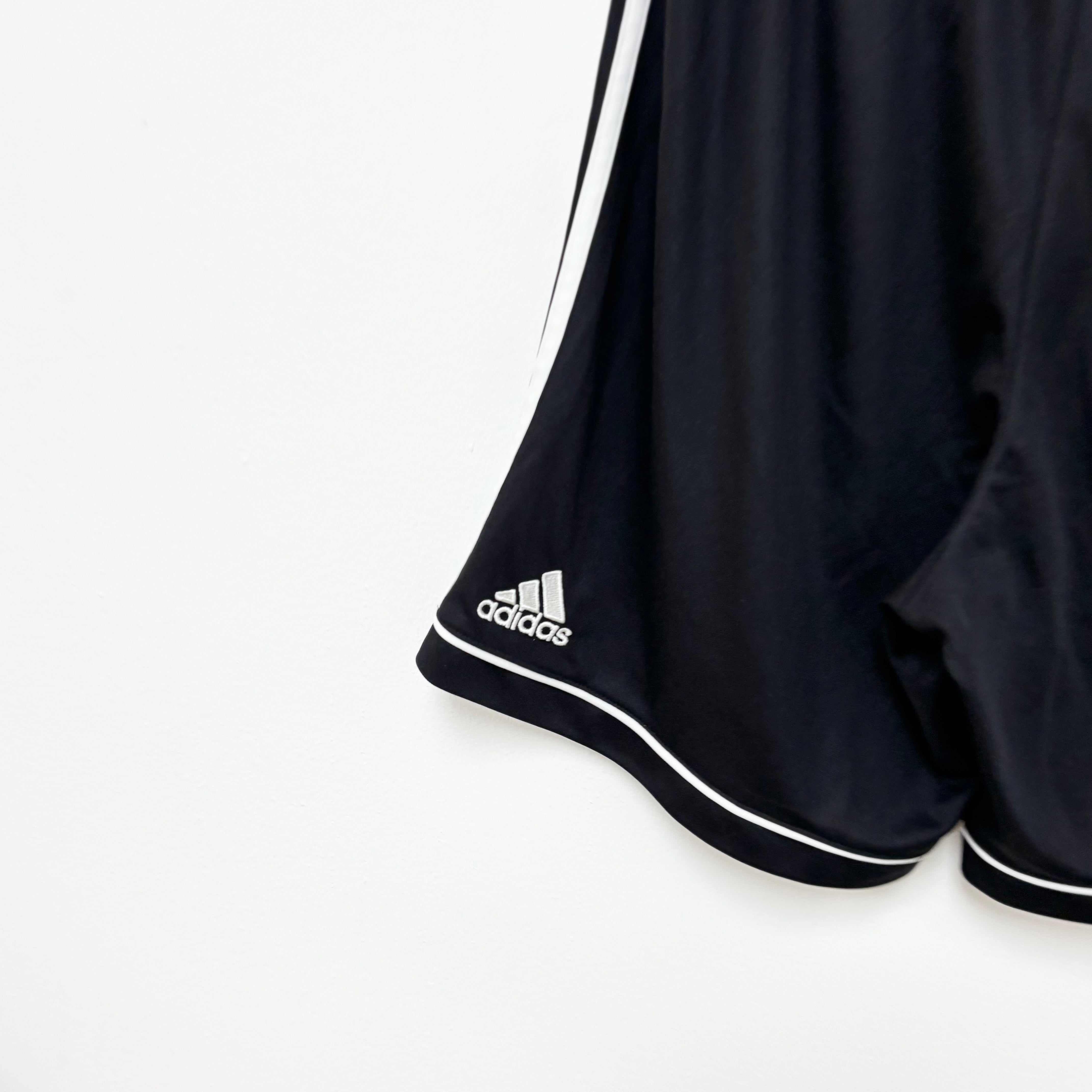 Adidas Shorts Mens Medium Black Sports Running Gym Athletic (E)