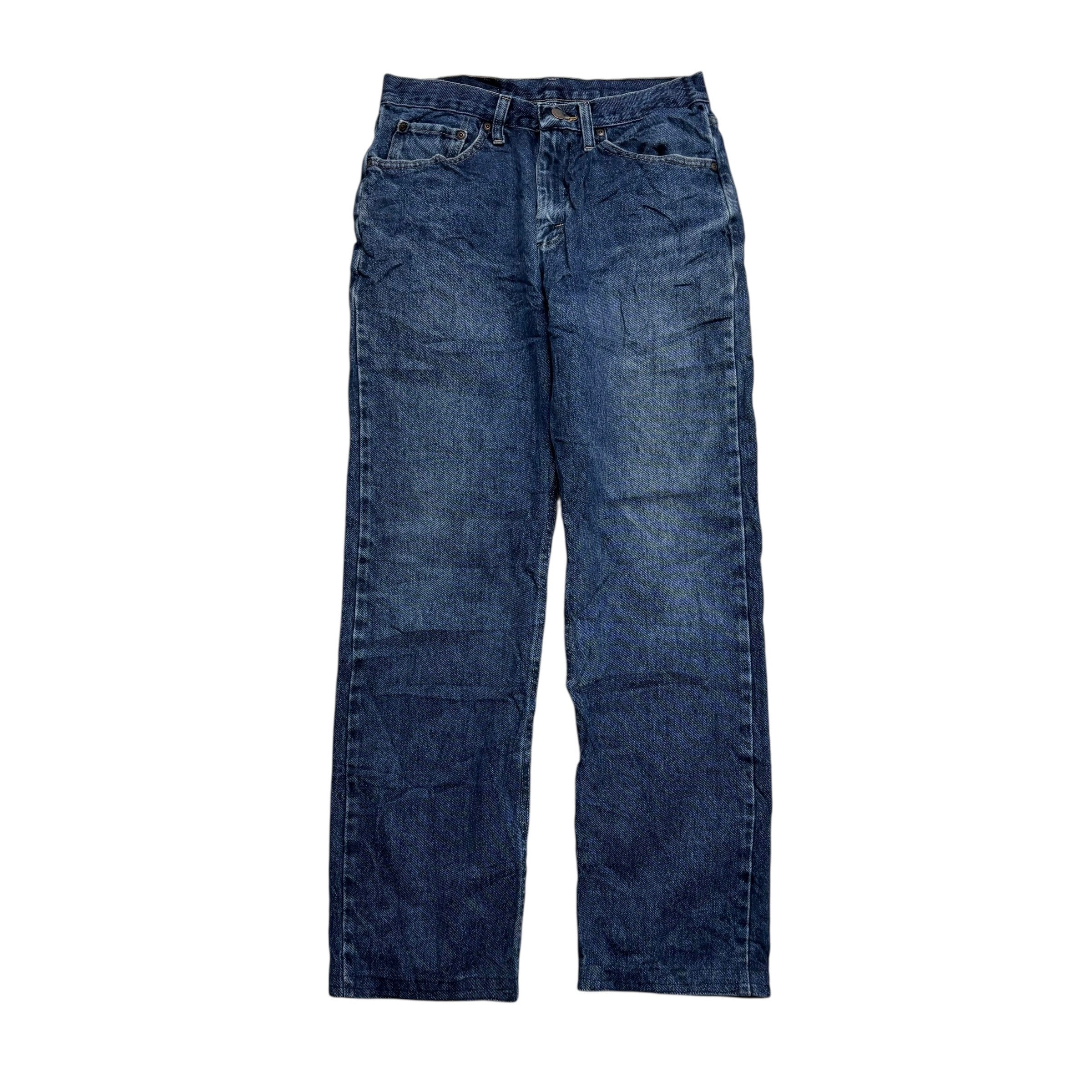 Wrangler Jeans W31 L30 Mens Dark Blue Regular Straight Fit Denim