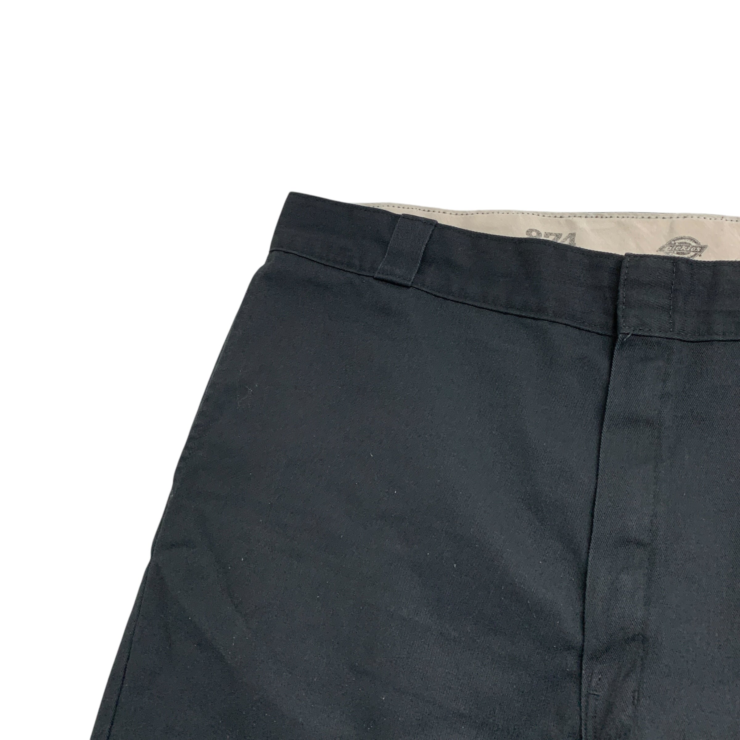 Dickies 874 Trousers W42 L32 Mens Black Pants Original Straight Fit Workwear