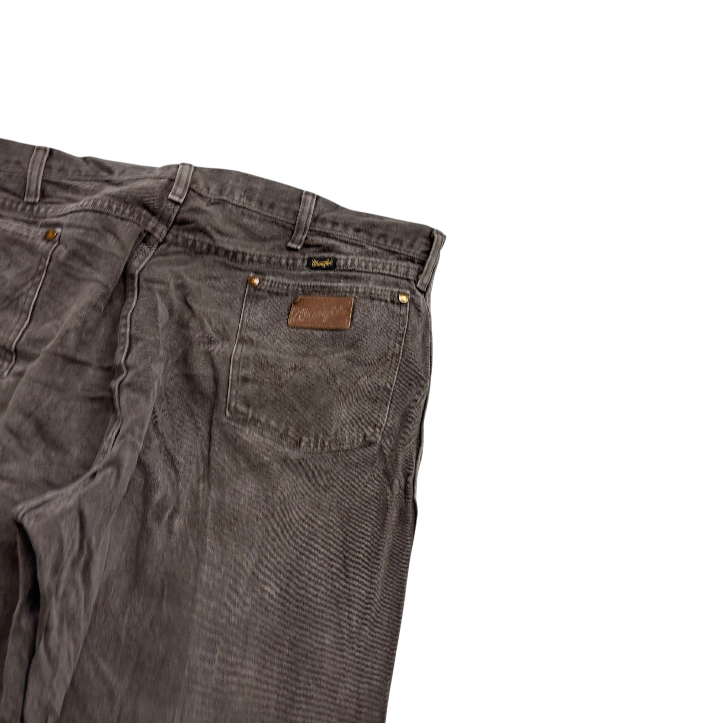 Wrangler Jeans Cowboy Cut W42 L32 Mens Brown 13MWZ USA Made Vintage