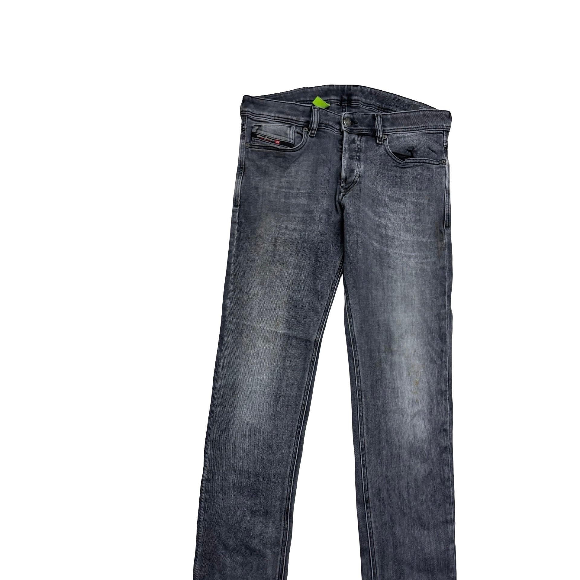 Diesel Sleenker Jeans W32 L32 Mens Grey Skinny Fit Stretch Denim (F)