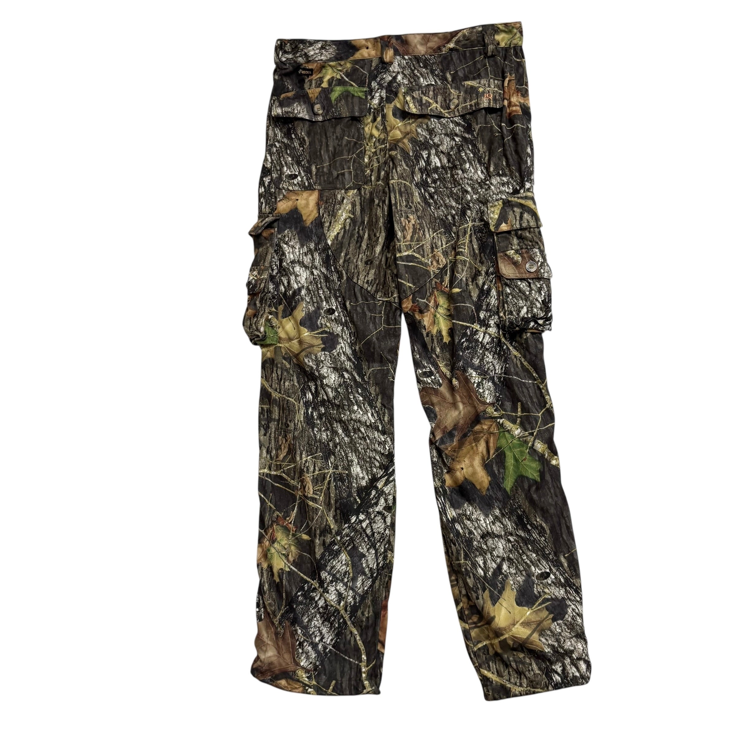 Realtree Trousers W36 L32 Mens Cargo Camo Regular Fit Pants Polyester (E)