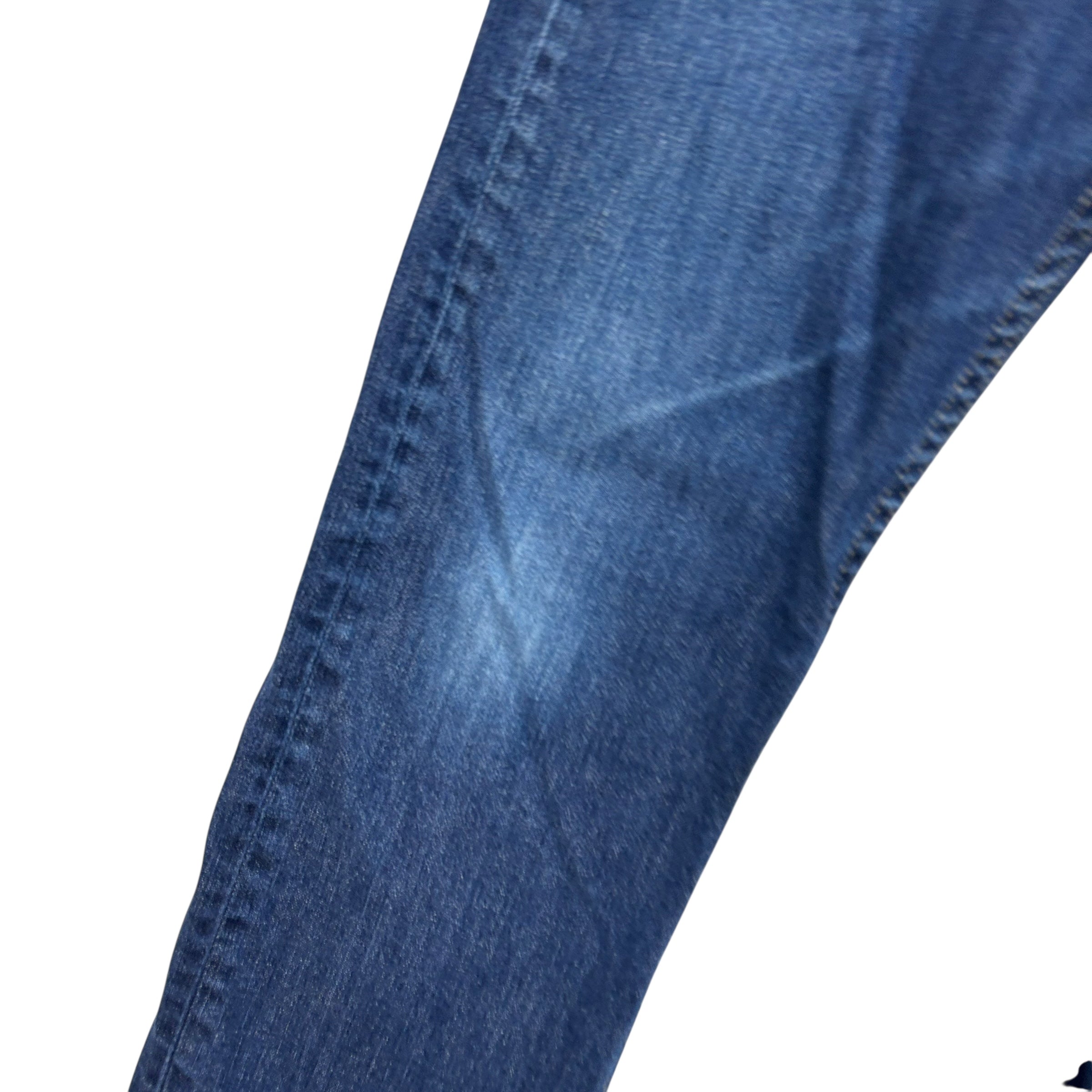 Levis 513 Jeans W34 L31 Mens Dark Blue Slim Straight Fit Stretch Denim
