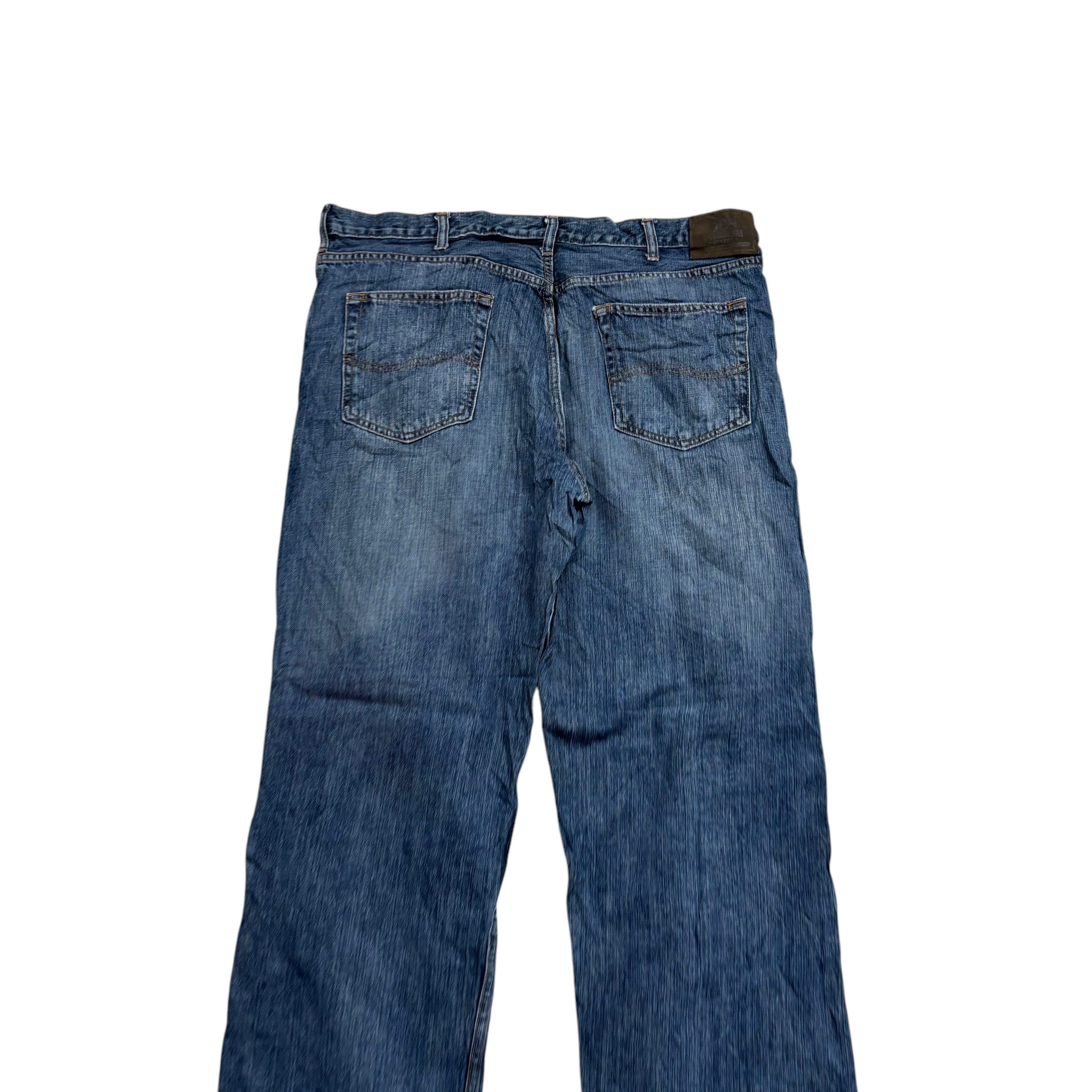Lee Jeans W38 L30 Mens Mid Blue Baggy Relaxed Straight Fit Denim (E)