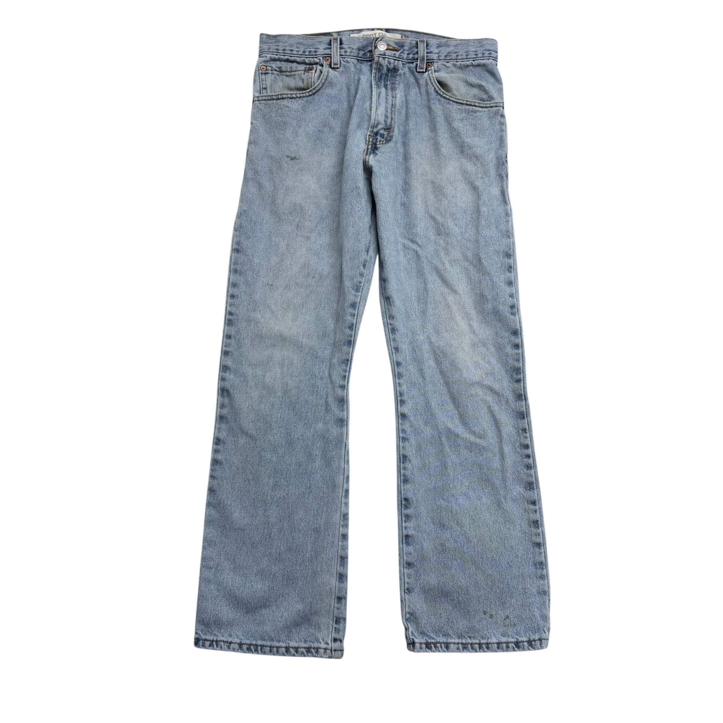 Levis 517 Jeans W31 L30 Mens Light Blue Regular Bootcut Fit Vintage Denim (F)