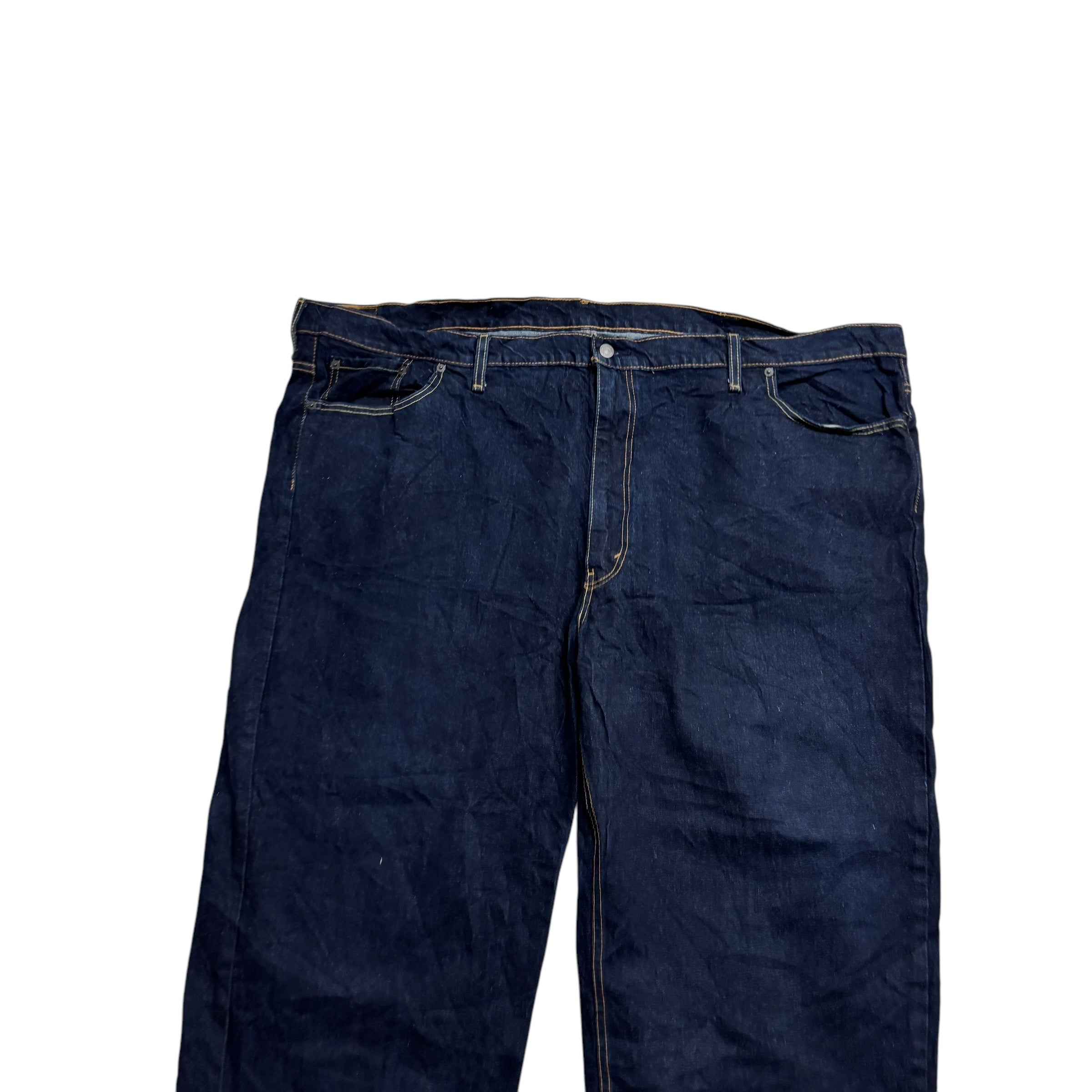 Levis 550 Jeans W54 L26 Mens Dark Blue Baggy Relaxed Straight Fit Stretch (E)