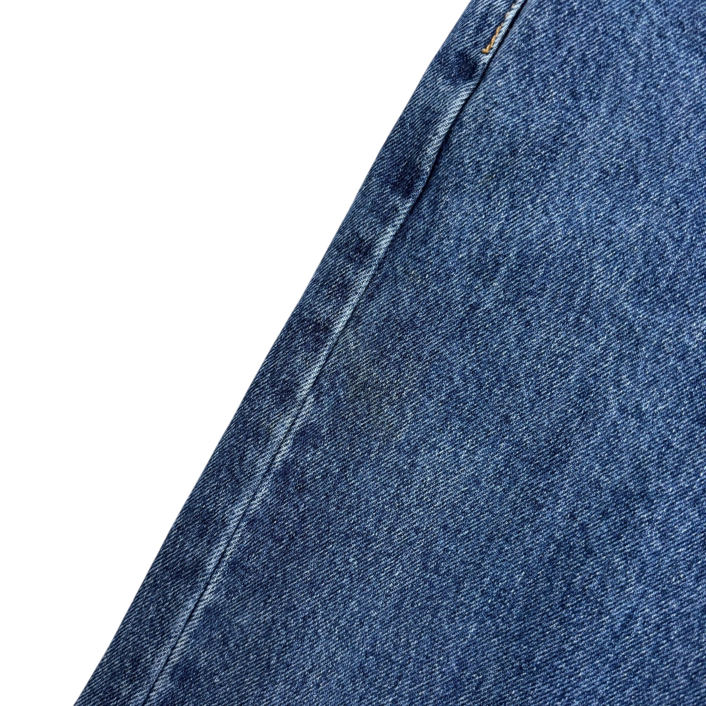 Levis 505 Jeans W34 L32 Mens Mid Blue Regular Straight Fit Denim