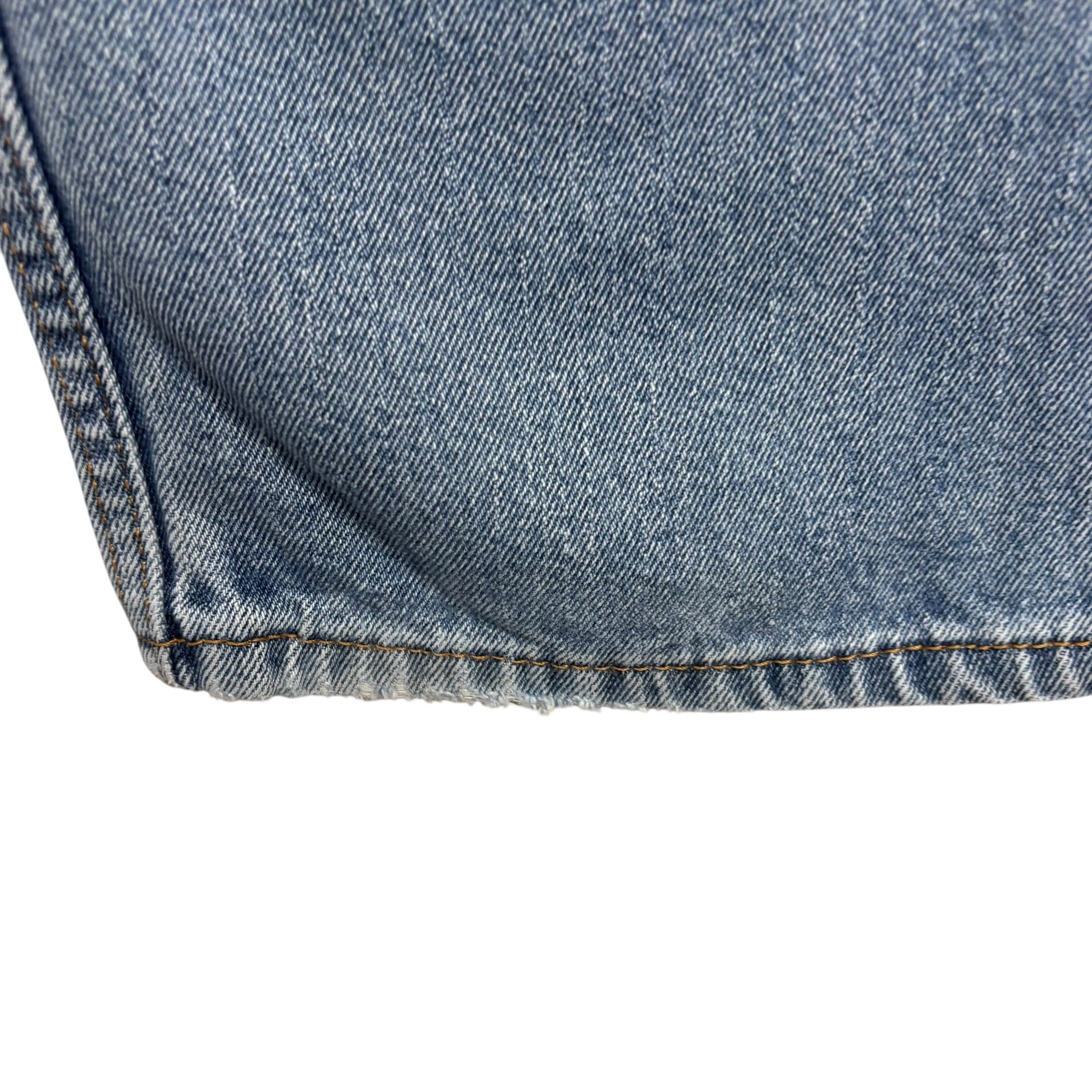 Levis 505 Jeans W36 L32 Mens Light Blue Regular Straight Fit Vintage Denim