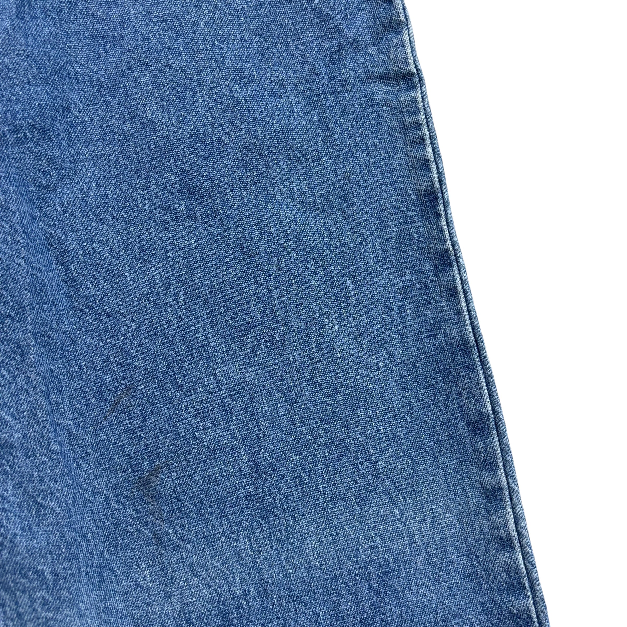 Levis Jeans W40 L32 Mens Mid Blue Baggy Relaxed Straight Fit Vintage Denim