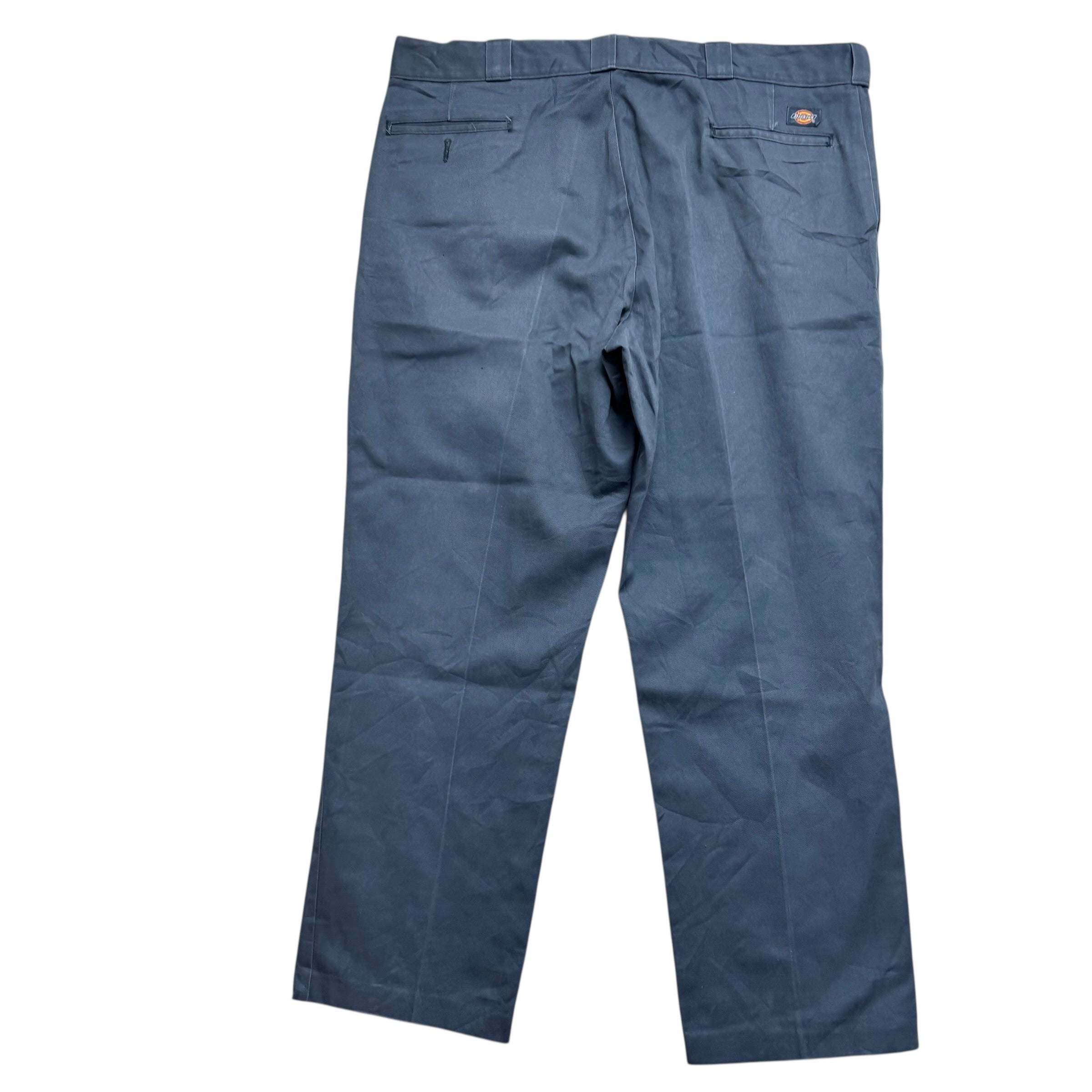 Dickies 874 Trousers W40 L30 Mens Blue Original Straight Fit Pants