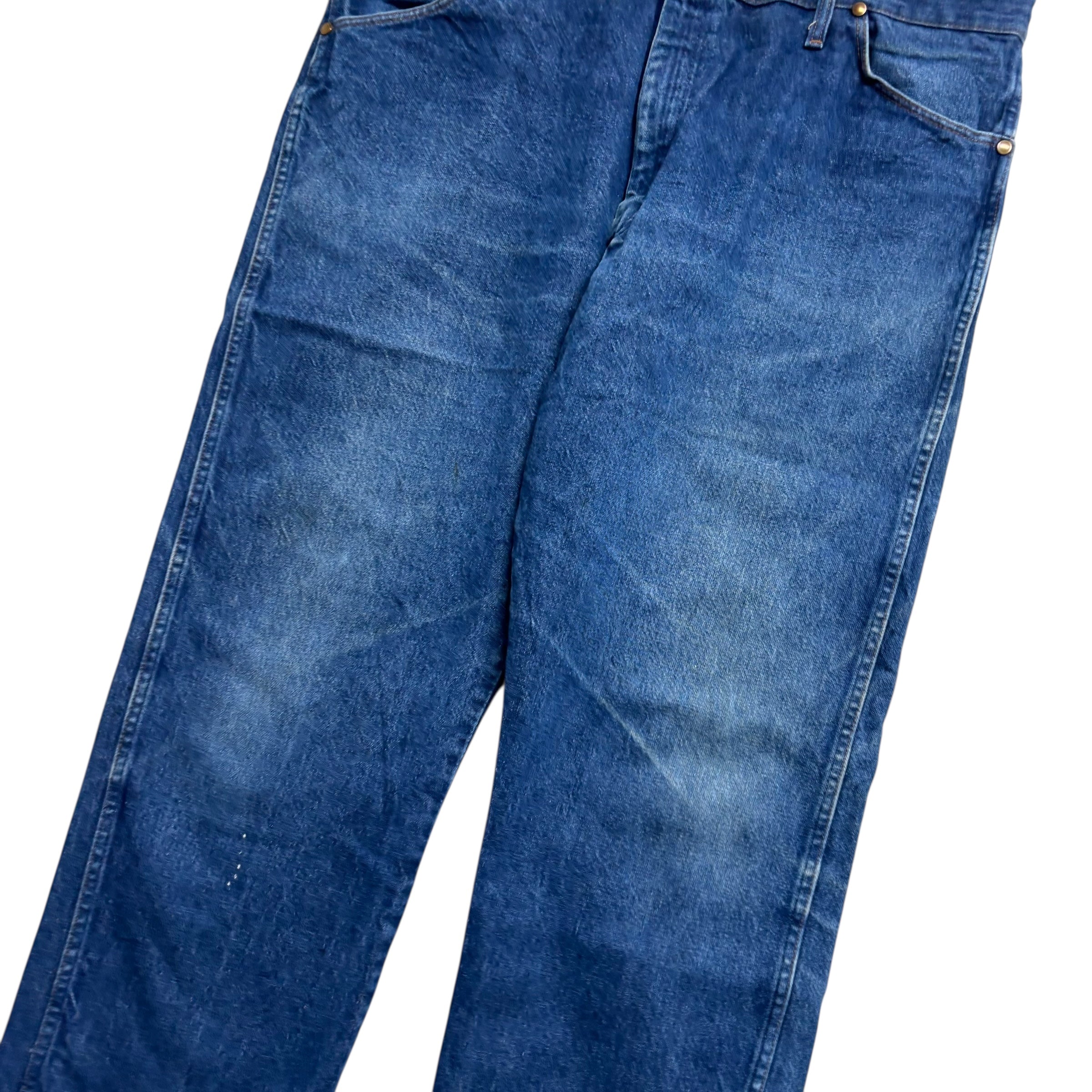 Wrangler Jeans Cowboy Cut W40 L32 Mens Mid Blue 13MWZ Original Fit Denim