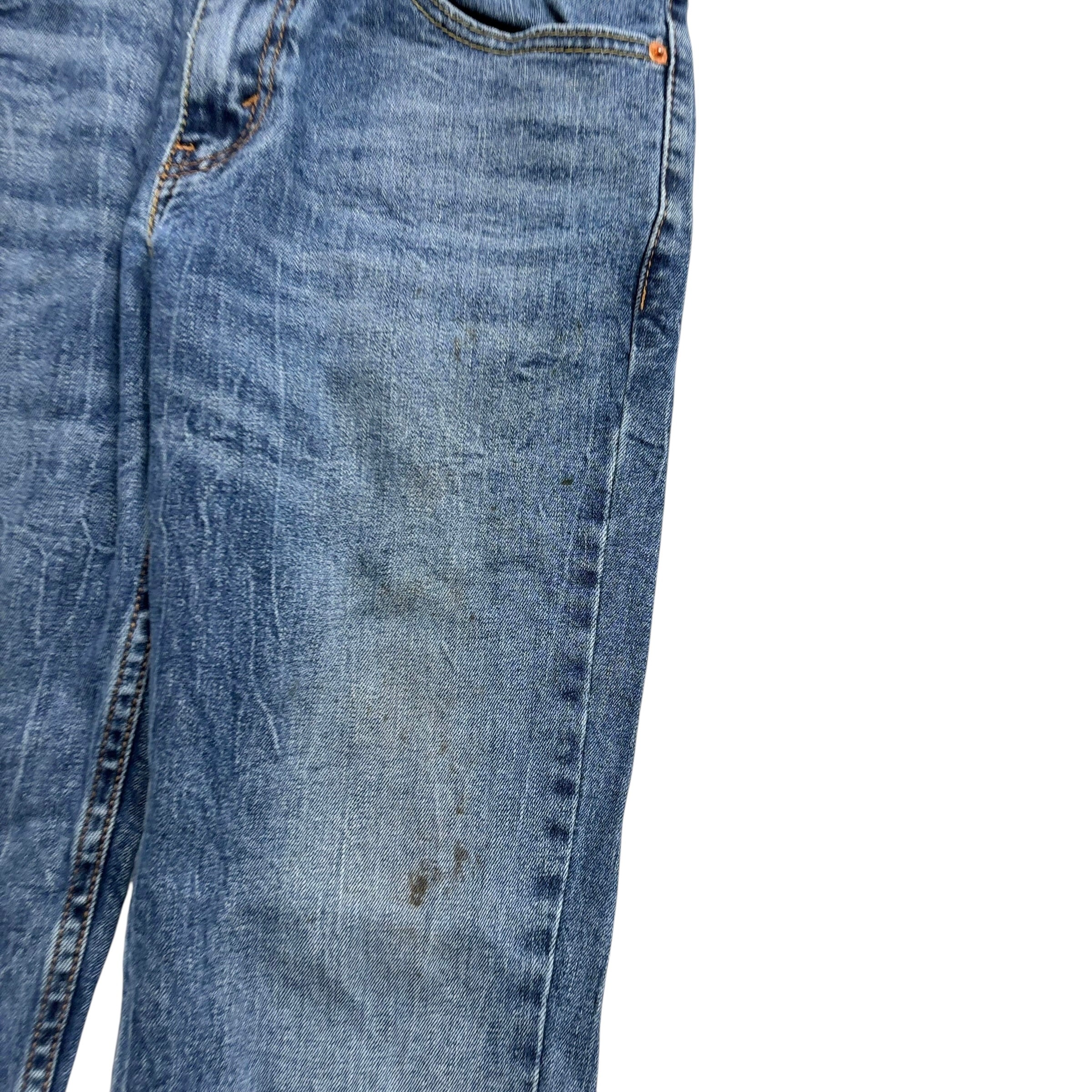 Levis 511 Jeans W30 L29 Mens Mid Blue Slim Fit Stretch Denim (F)