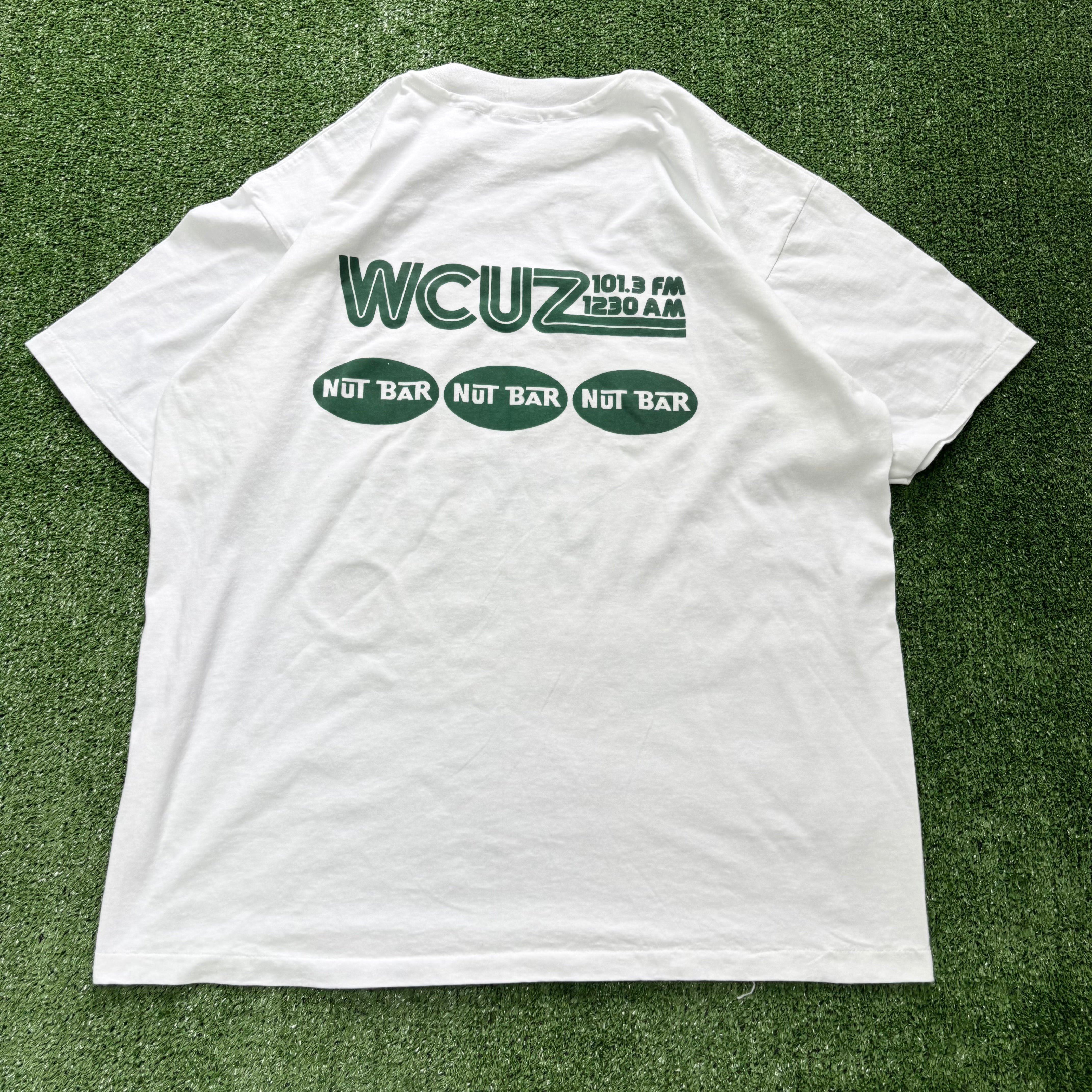 Vintage T Shirt Mens XL White Single Stitch Graphic Print 90s USA Basketball (E)