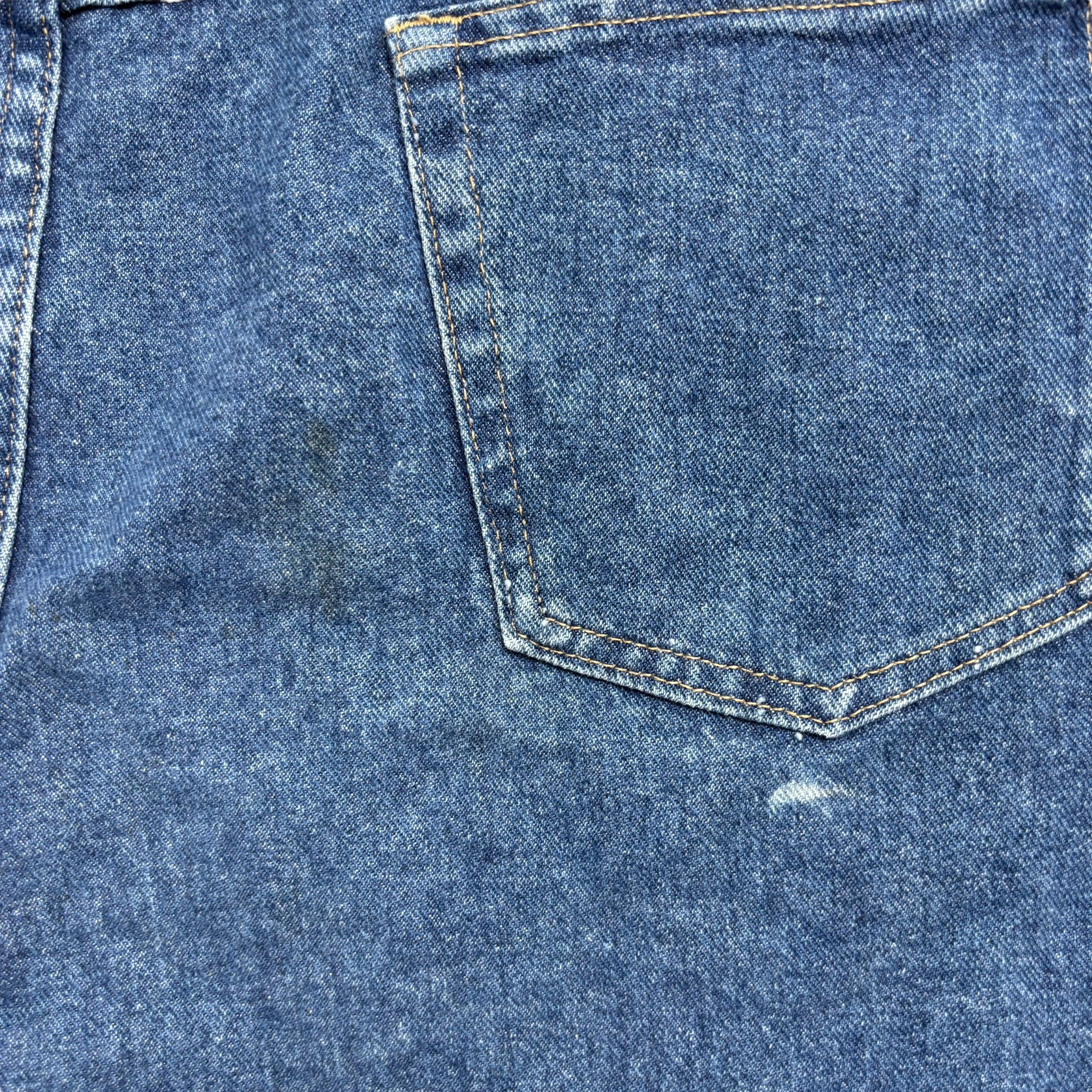 Wrangler Baggy Jorts W44 Mens Denim Shorts Mid Blue Relaxed Fit