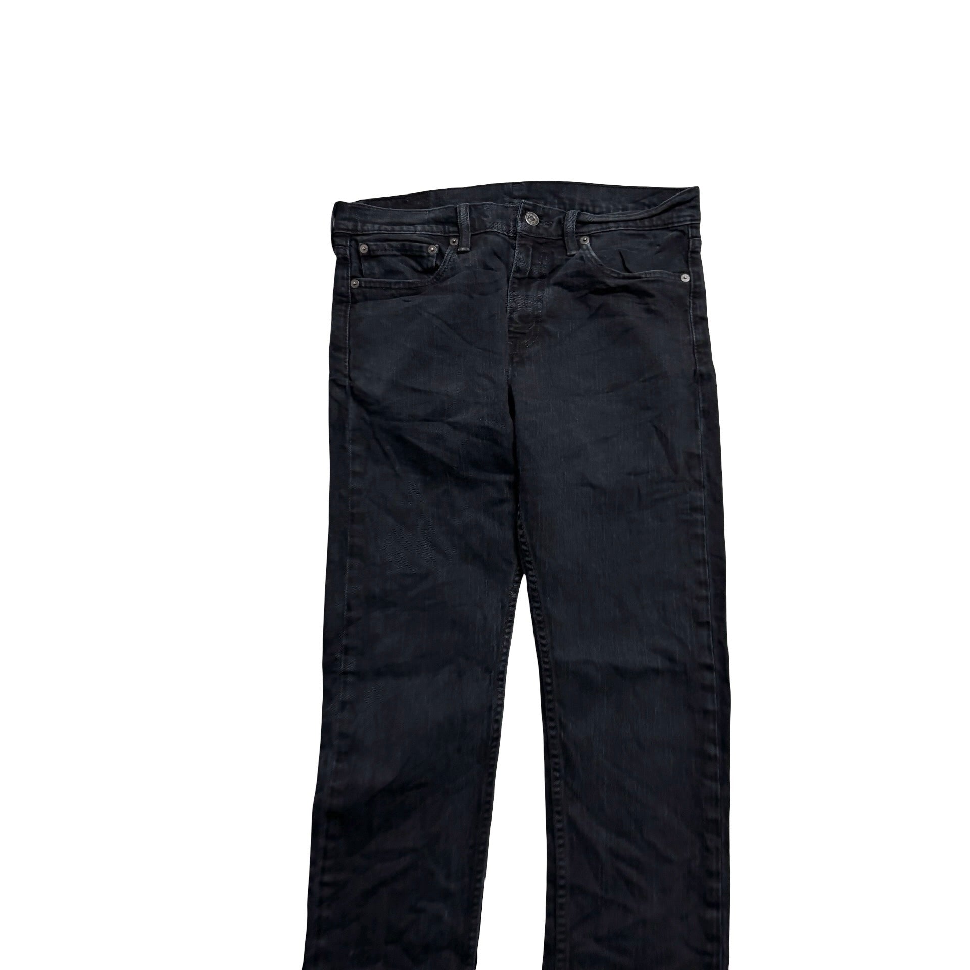 Levis Skinny Jeans W31 L32 Mens Black Stretch Denim