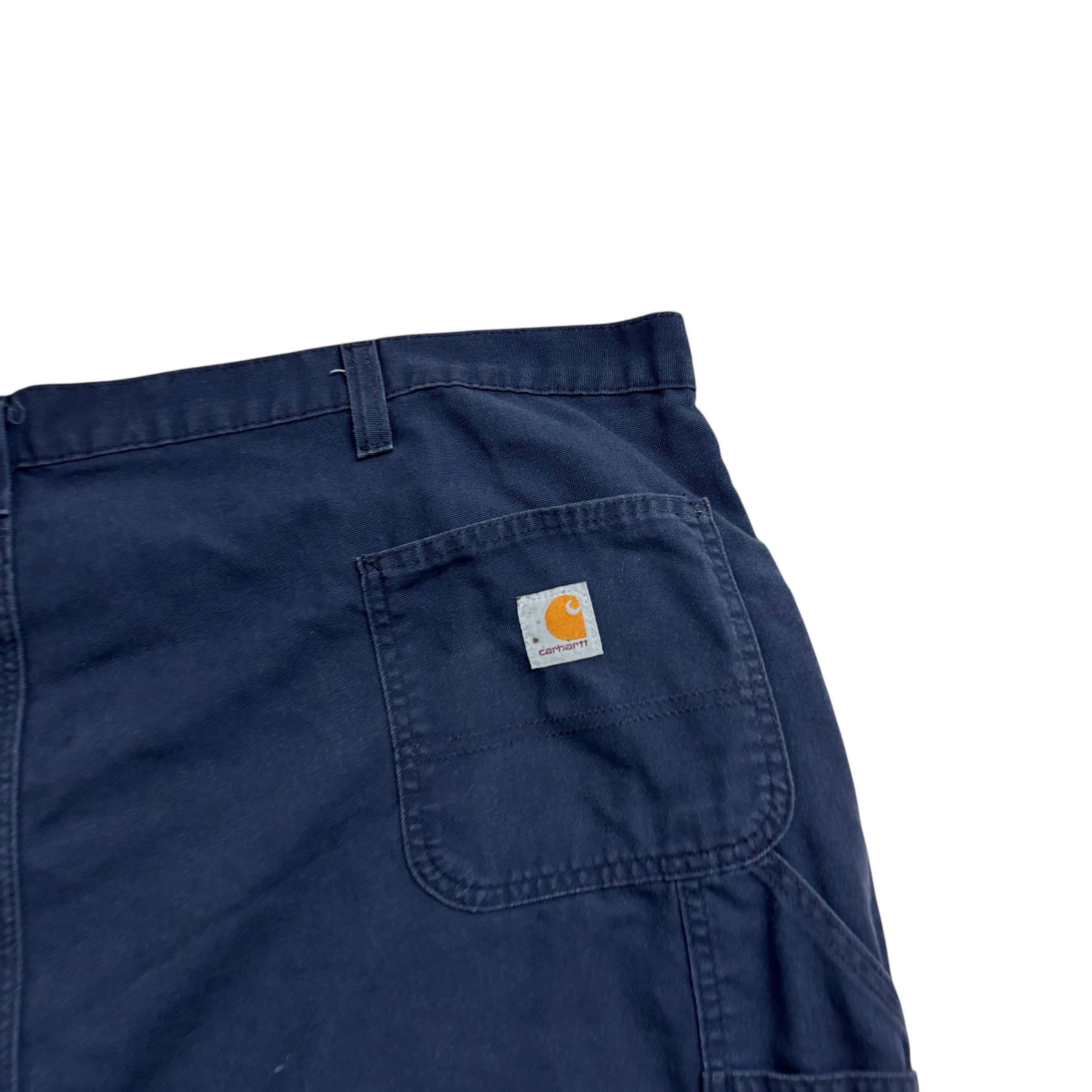 Carhartt Carpenter Pants W50 L30 Mens Navy Blue Relaxed Baggy Fit Trousers