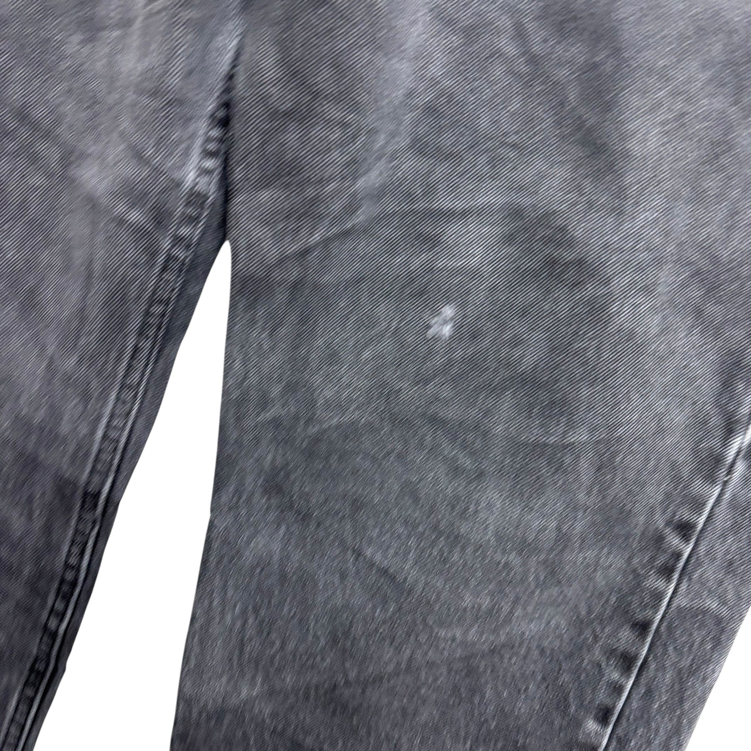 Wrangler Jeans W38 L30 Mens Black Relaxed Straight Fit Vintage Denim