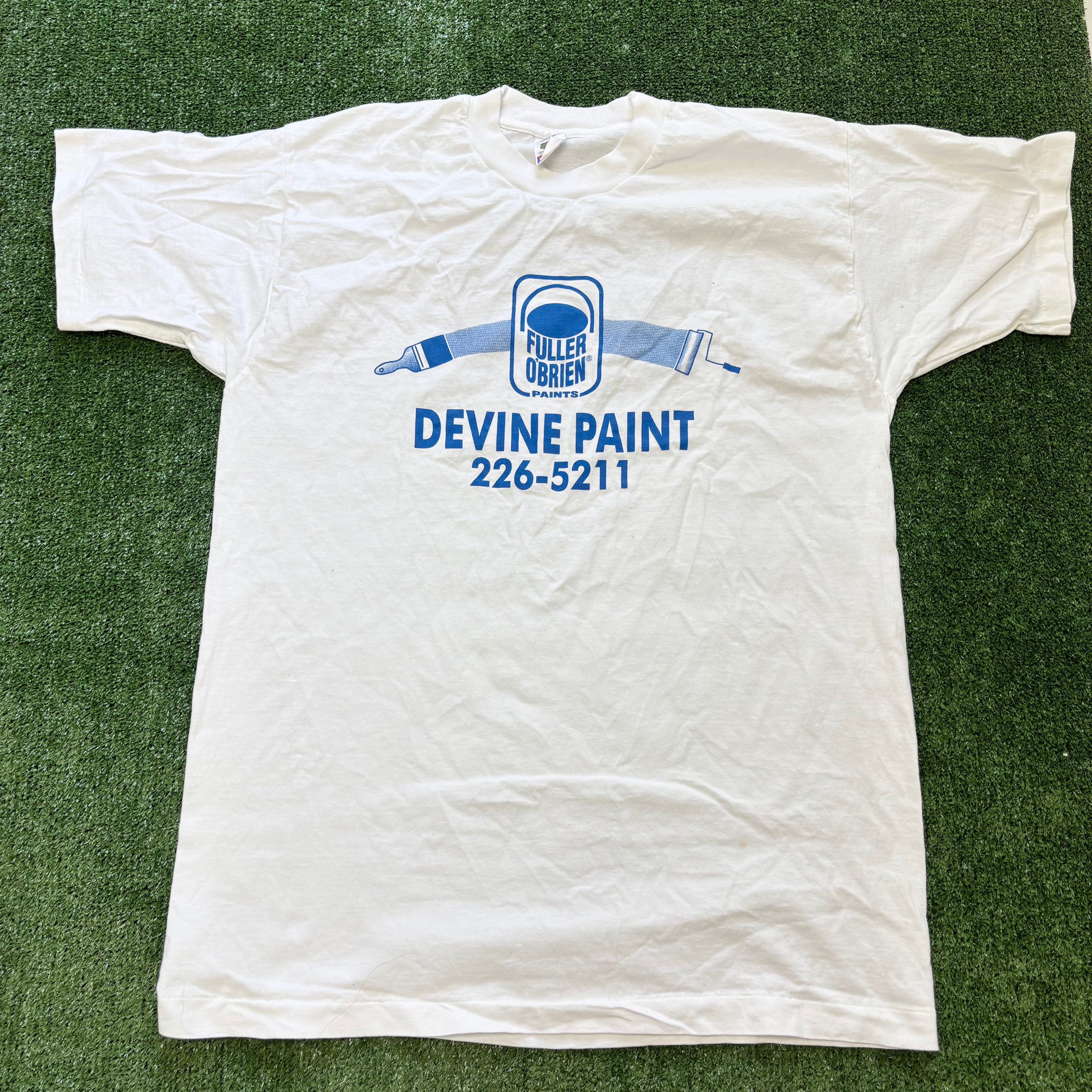 Vintage T Shirt Mens XL White Single Stitch Graphic Print 90s USA (E)