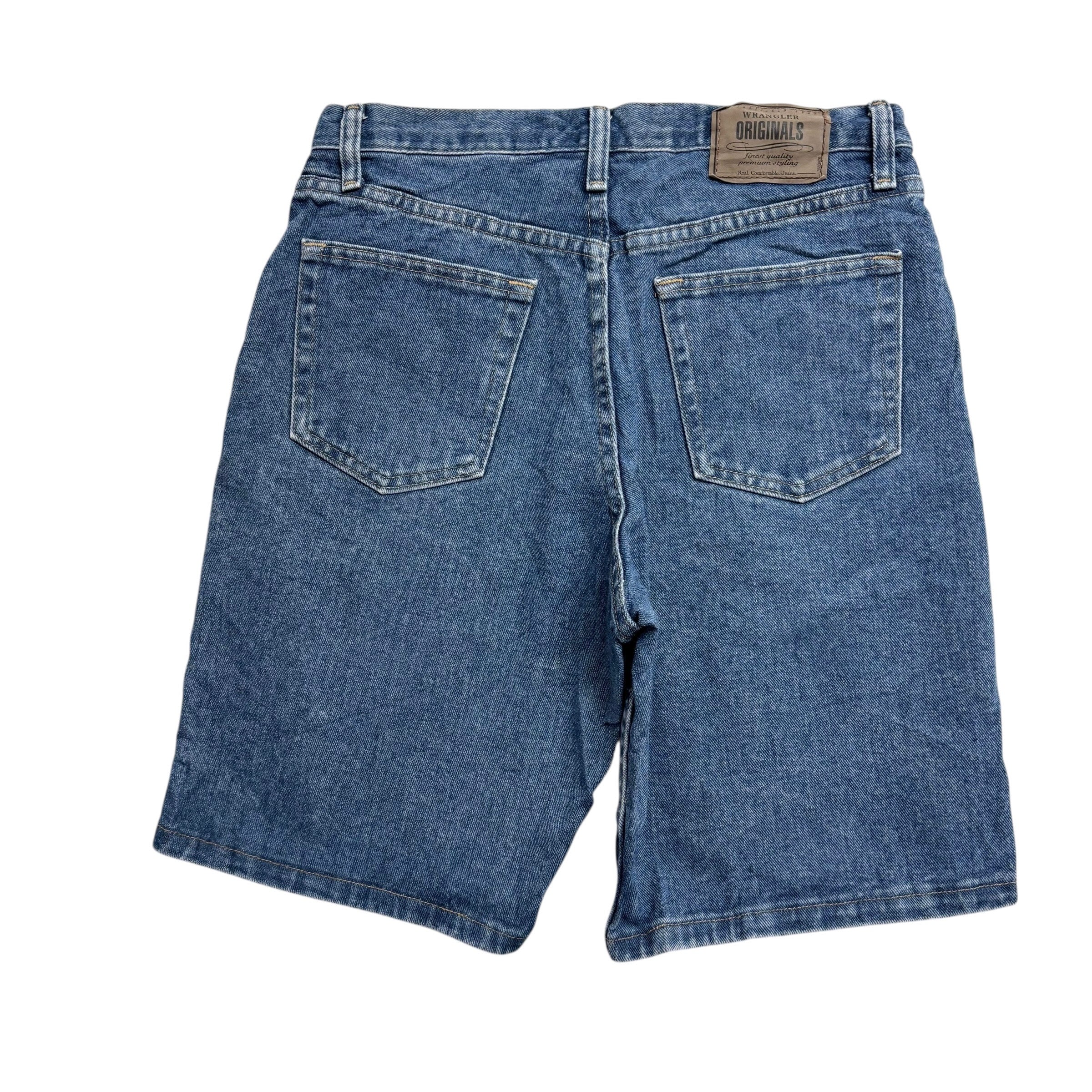 Wrangler Baggy Jorts W30 Mens Denim Shorts Mid Blue Relaxed Fit (E)