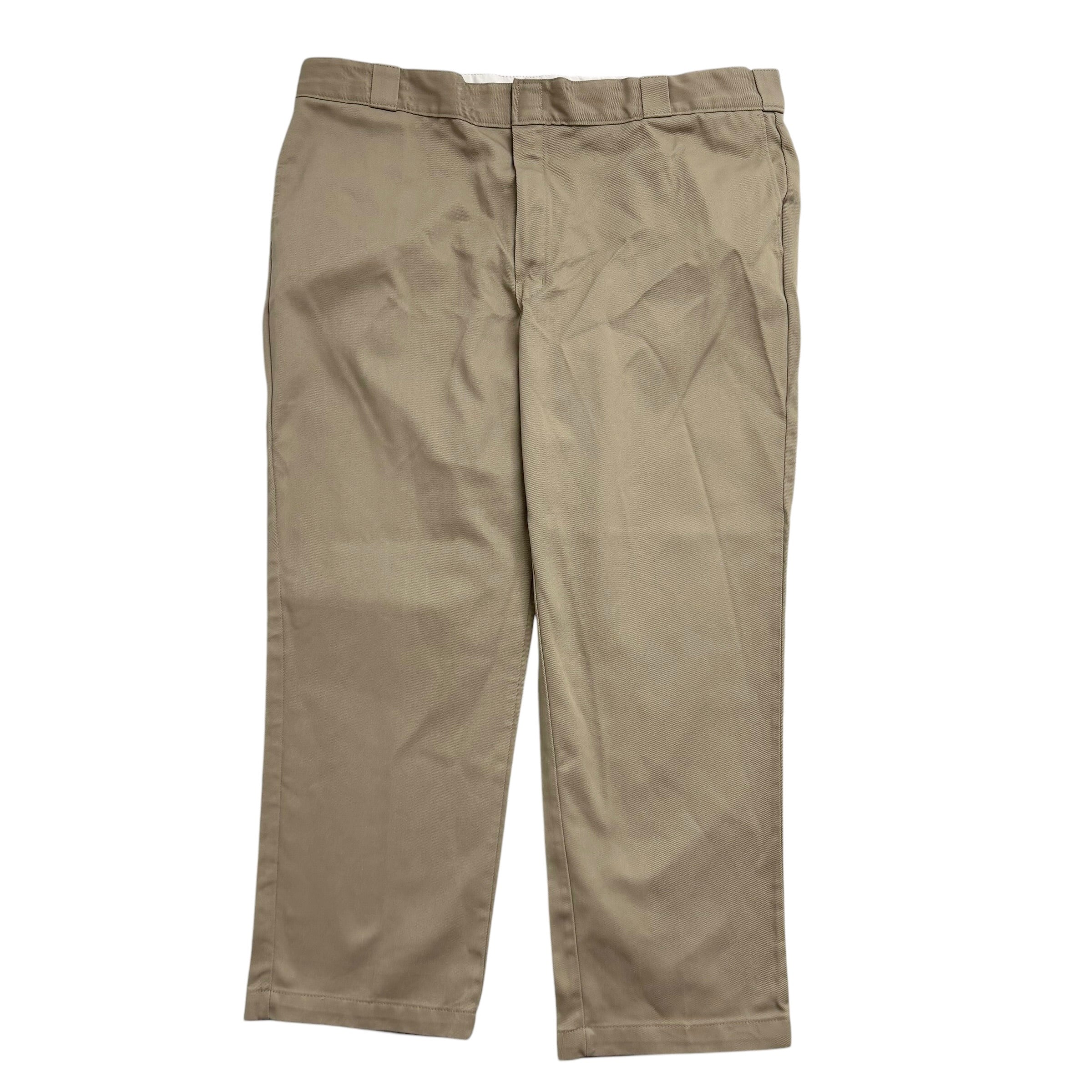 Dickies 874 Trousers W44 L30 Mens Beige Desert Sand Pants Original Fit Workwear