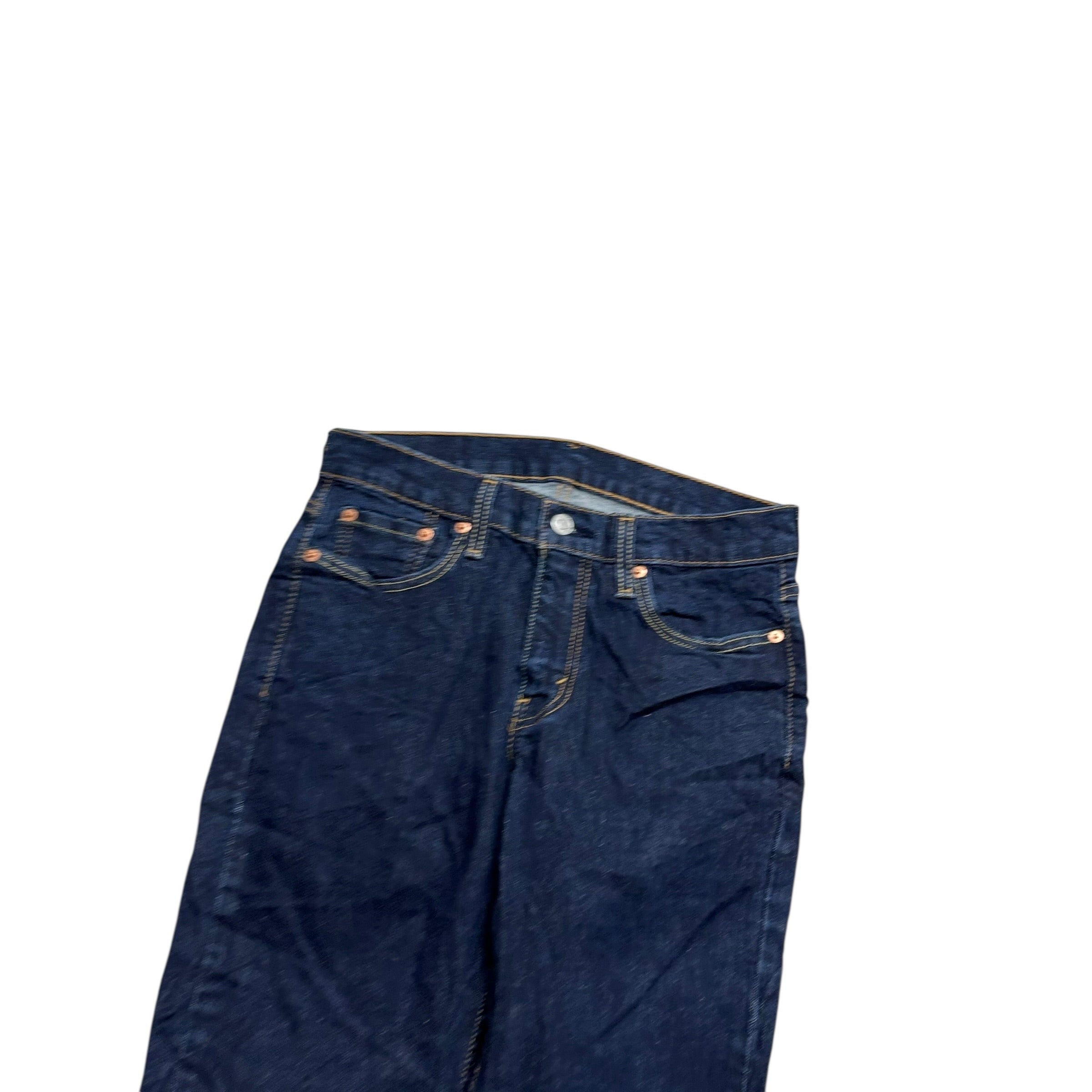 Levis 514 Jeans W29 L27 Mens Dark Blue Slim Straight Fit Stretch Denim