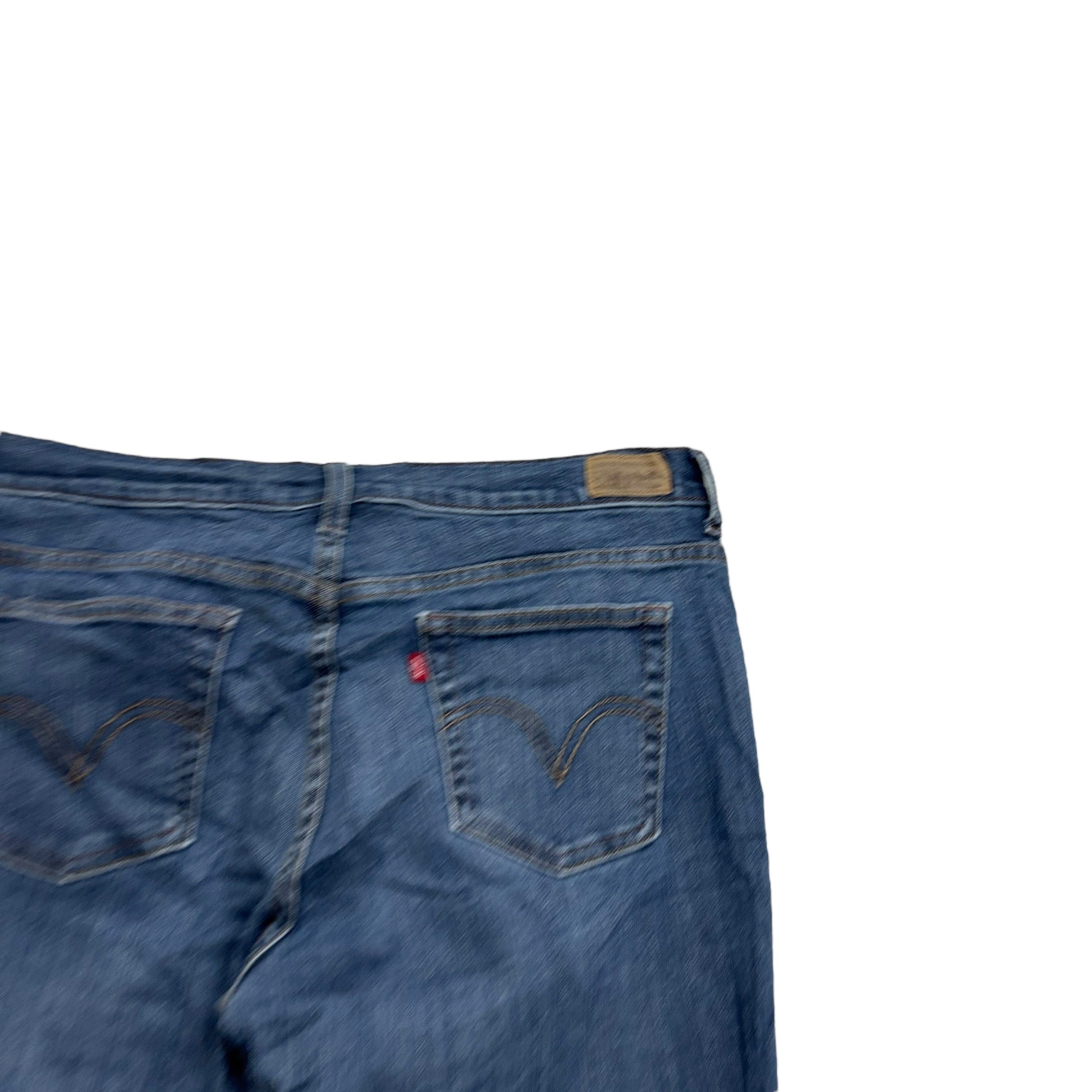 Levis 515 Jeans W32 L29 Womens Regular Bootcut Mid Blue Stretch Vintage (E)