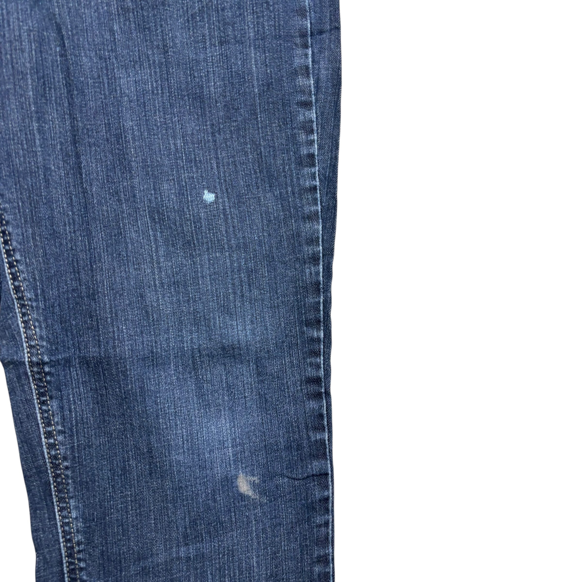 Levis 541 Jeans W32 L29 Mens Dark Blue Athletic Tapered Fit Stretch Denim (F)