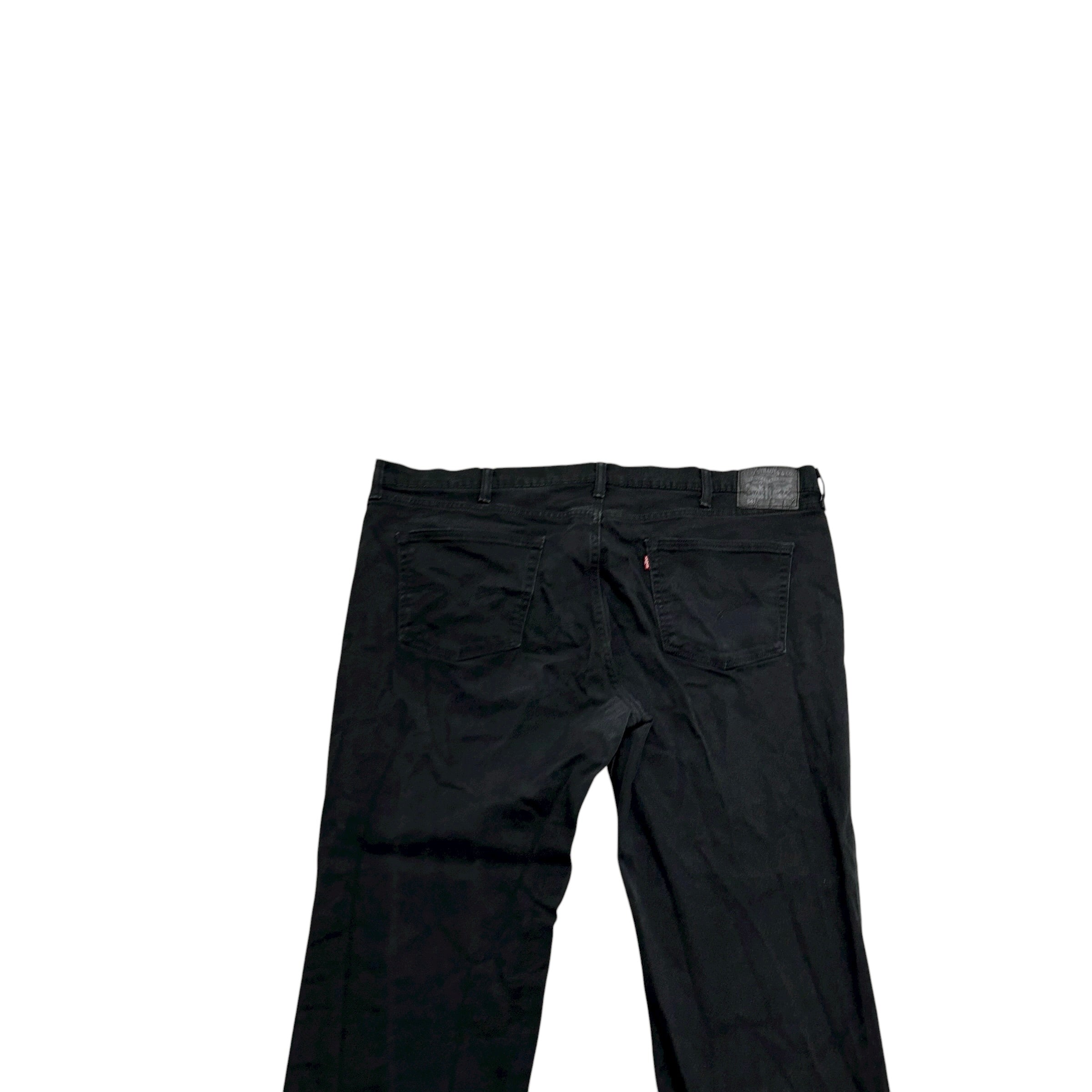 Levis 541 Jeans W46 L32 Mens Black Athletic Tapered Fit Stretch Denim