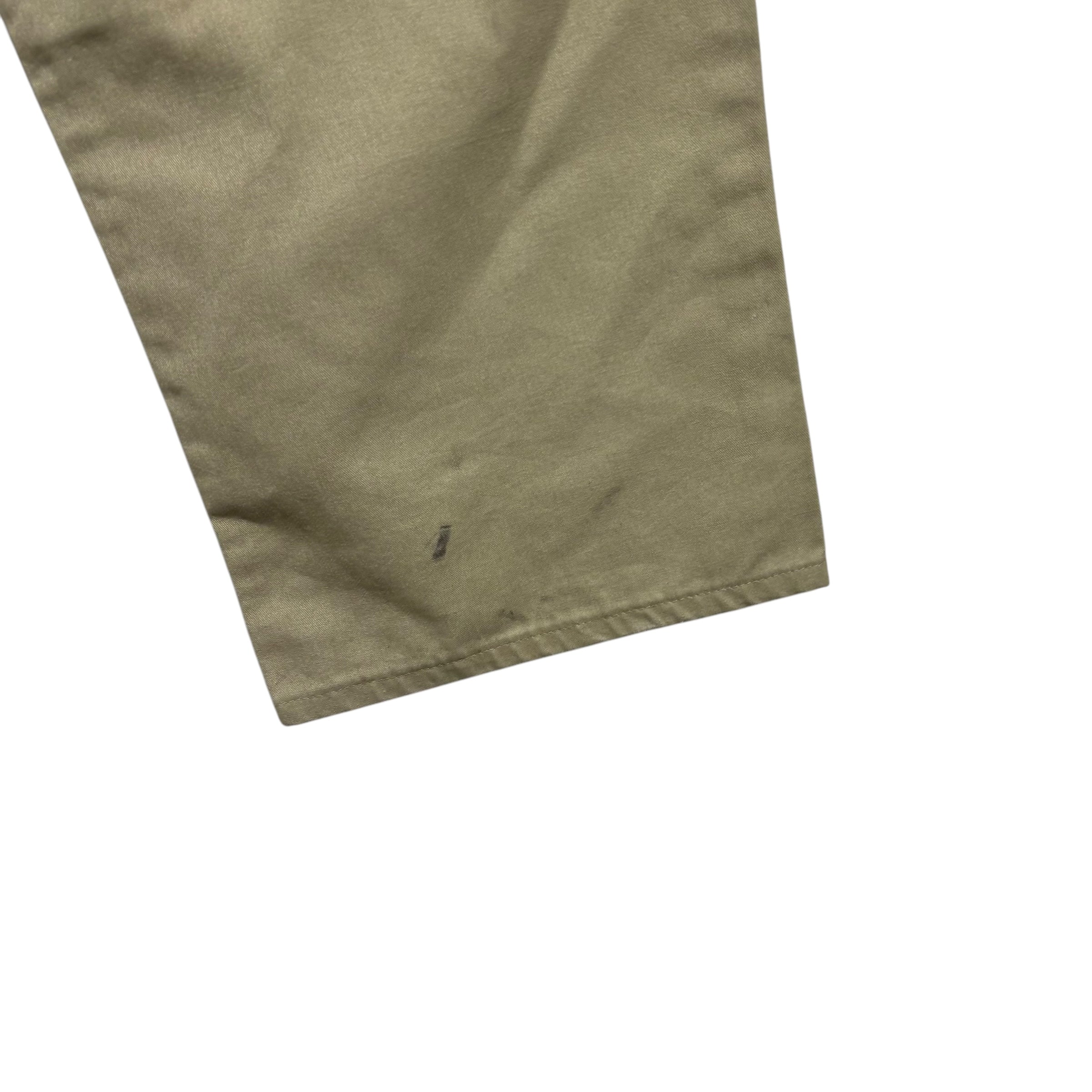Dickies Double Knee Trousers W42 L29 Mens Beige Pants Relaxed Straight Workwear