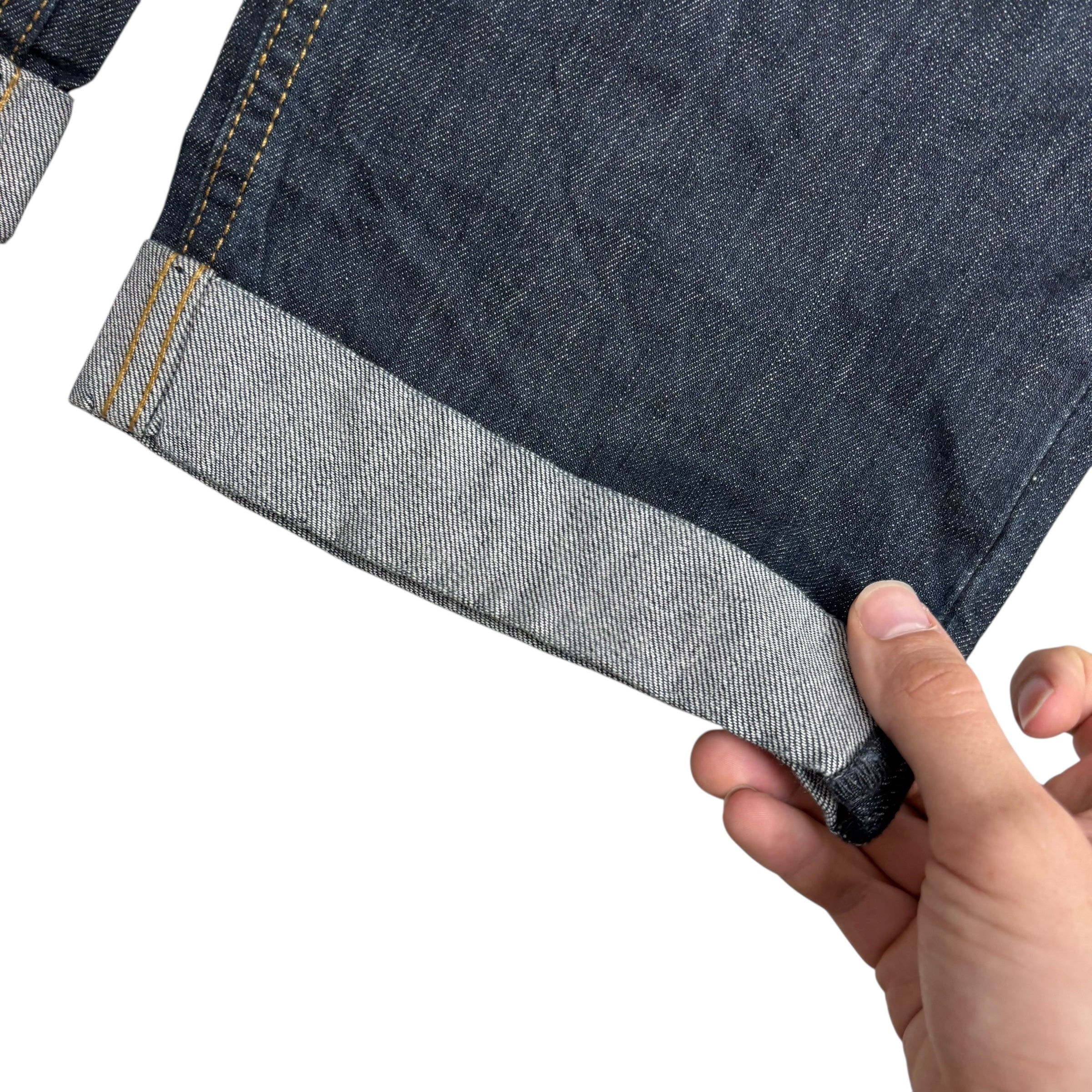 Levis 514 Jeans W35 L30 Mens Dark Blue Regular Straight Fit Denim