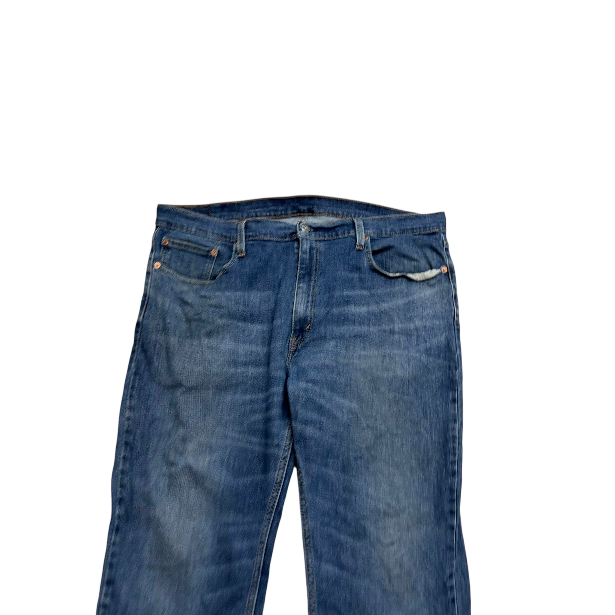 Levis 559 Jeans W40 L32 Mens Mid Blue Relaxed Straight Fit Stretch Denim