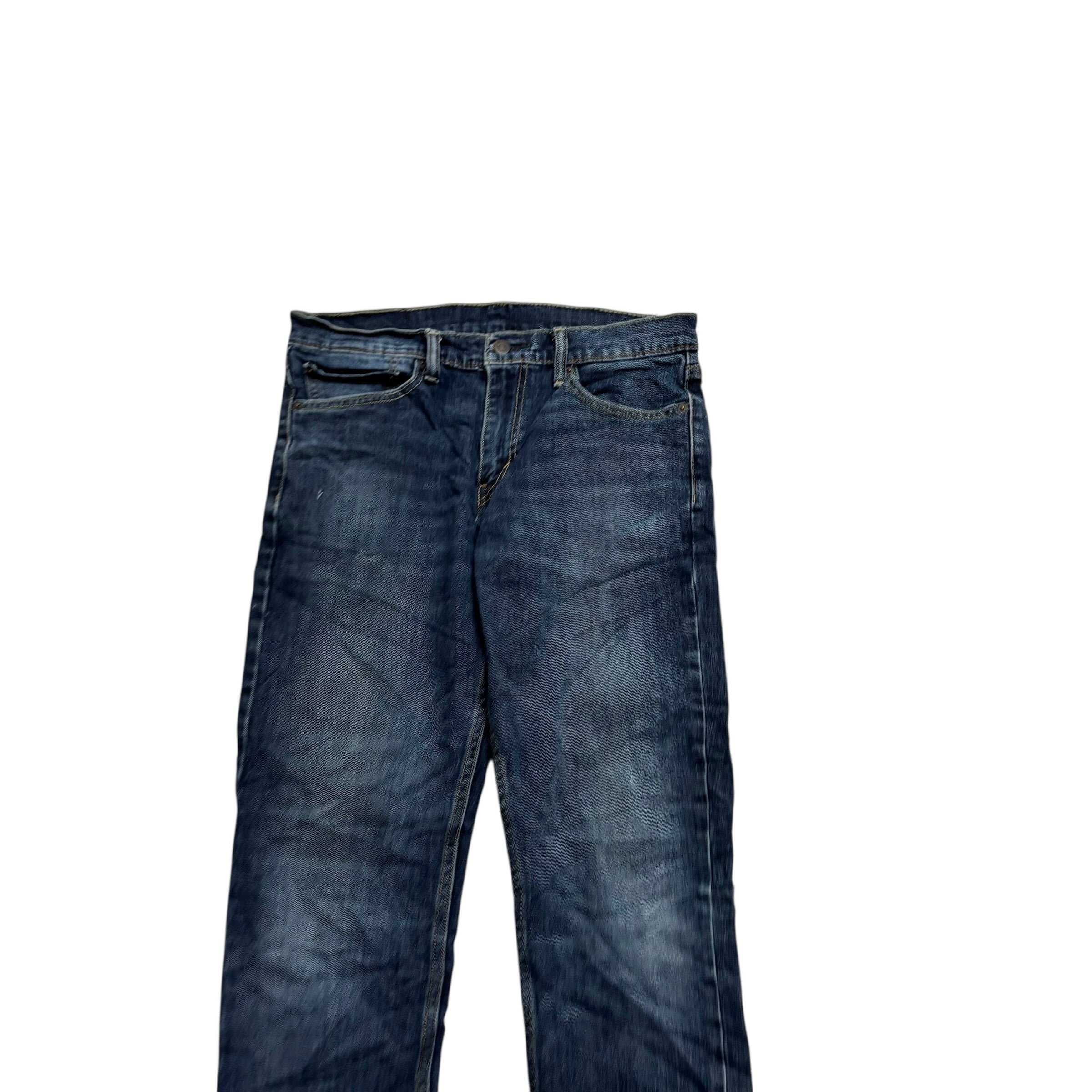 Levis 511 Jeans W32 L34 Mens Dark Blue Slim Fit Stretch Denim