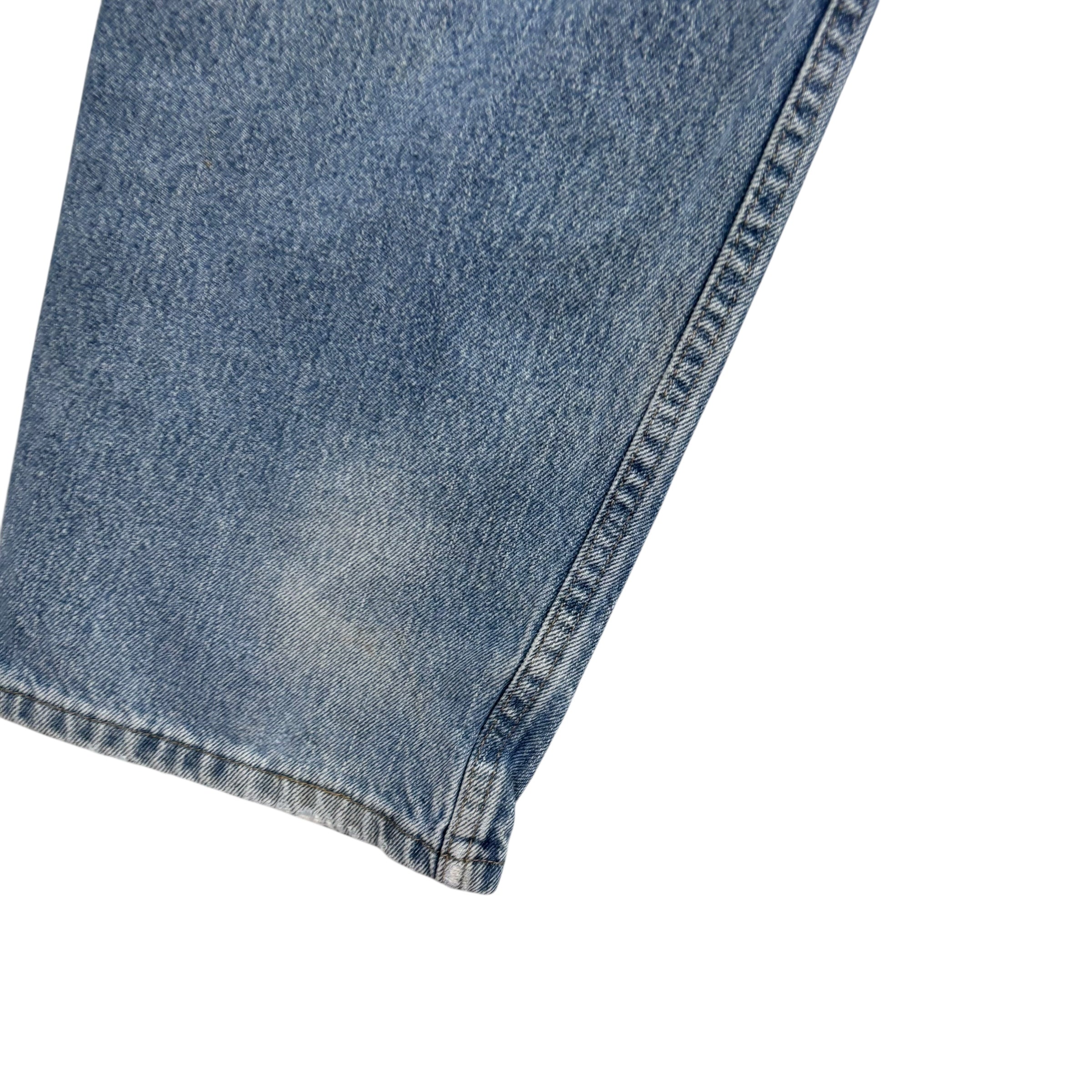 Wrangler Jeans W44 L30 Mens Light Blue Regular Straight Fit Denim (F)