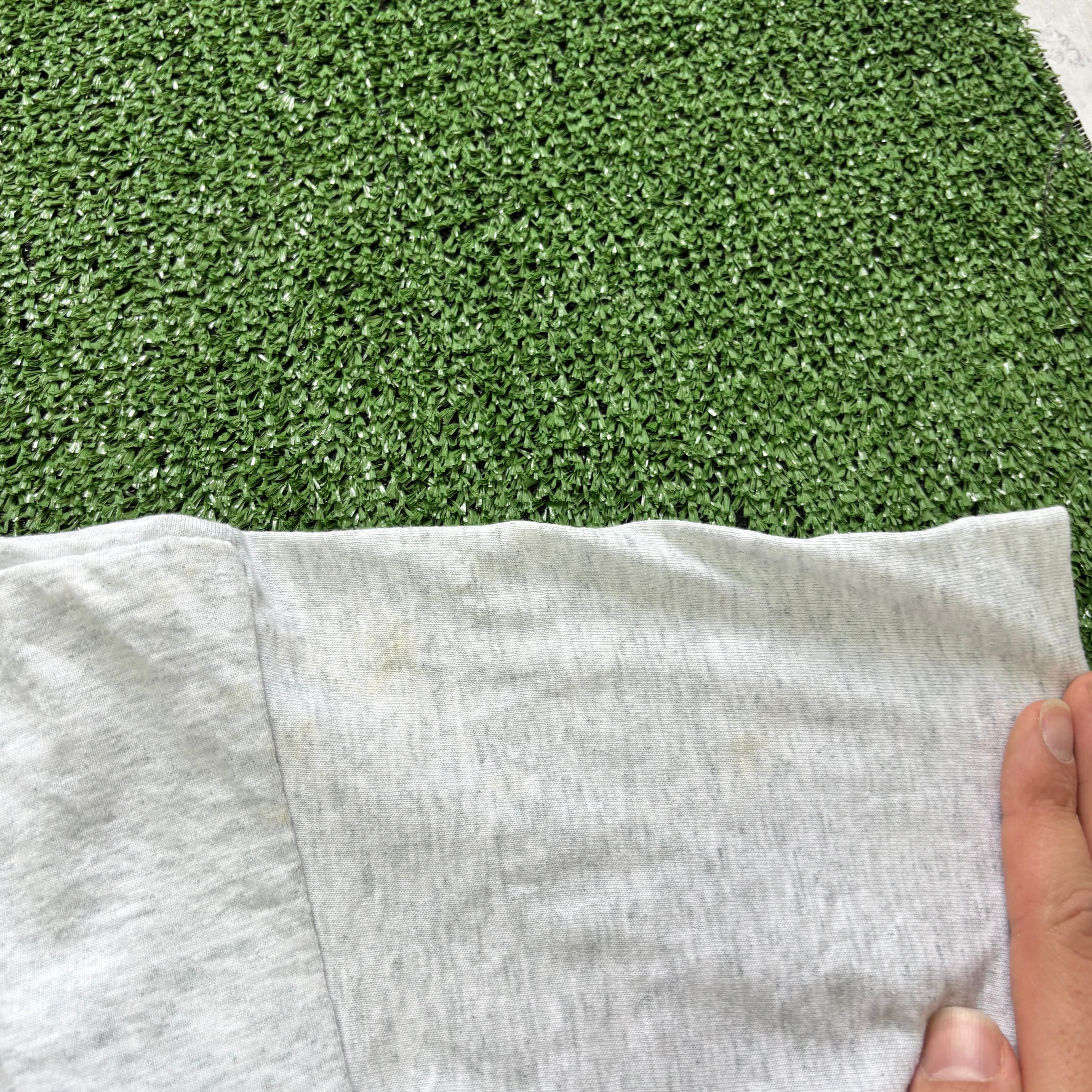 Vintage T Shirt Mens Medium Grey Single Stitch Graphic Print 90s USA Tourist