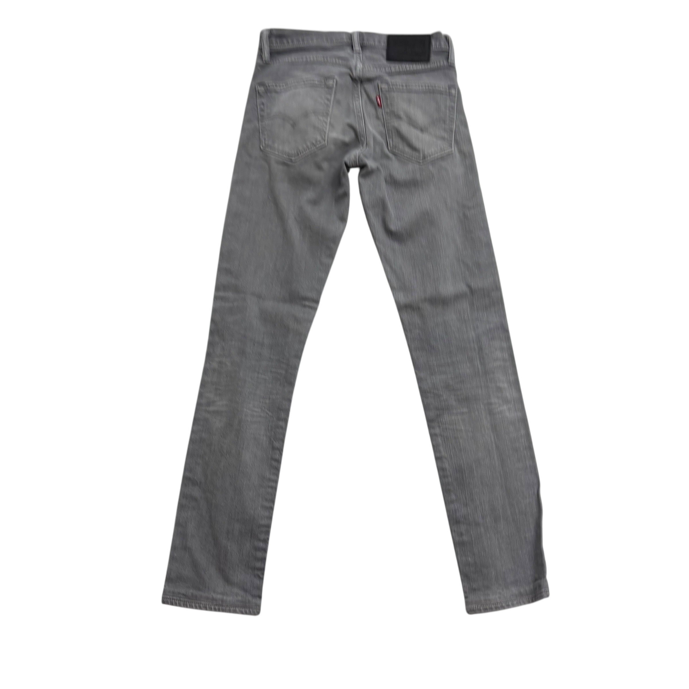 Levis 511 Jeans W28 L33 Mens Grey Slim Fit Stretch Denim