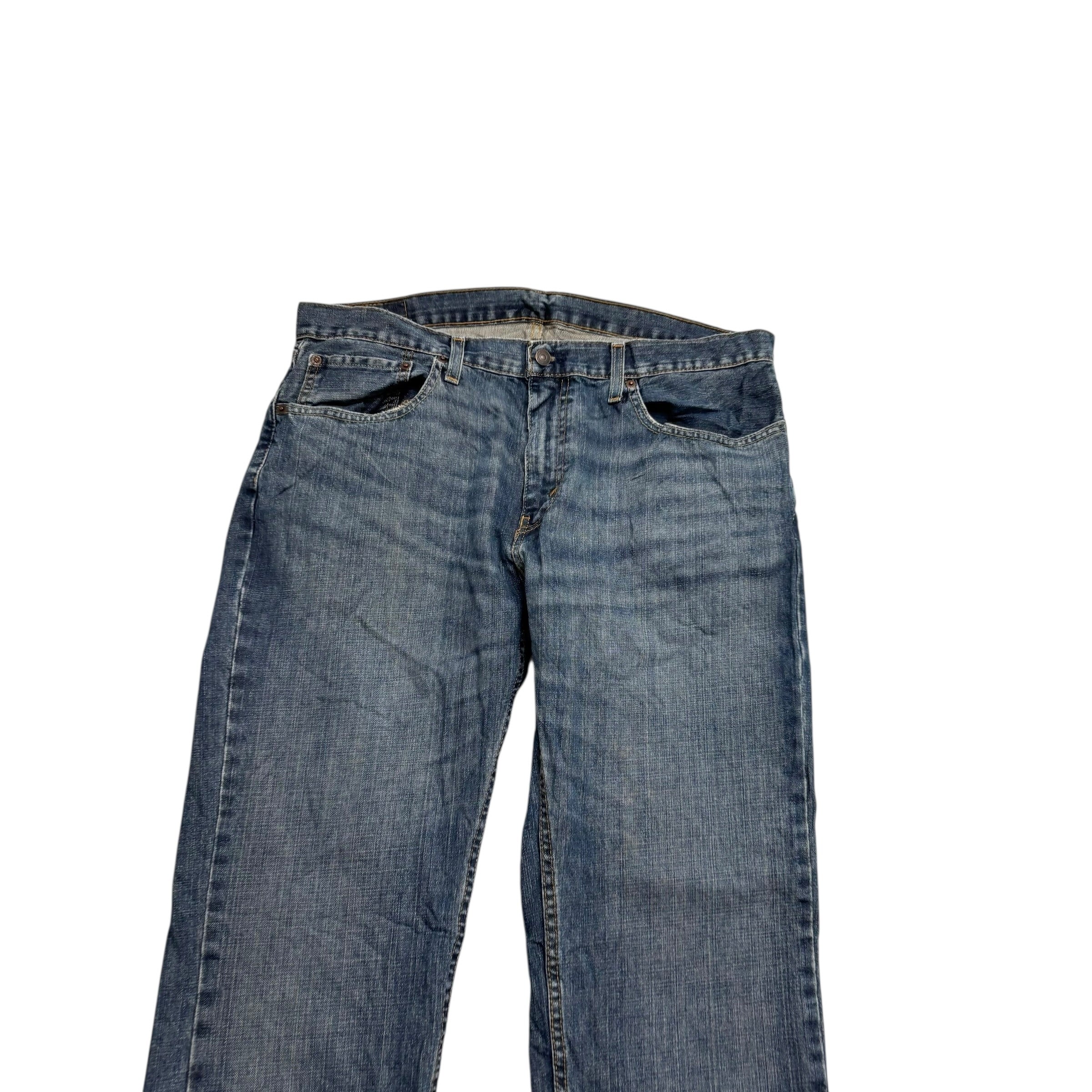 Levis 559 Jeans W36 L32 Mens Dark Blue Baggy Relaxed Straight Fit Denim