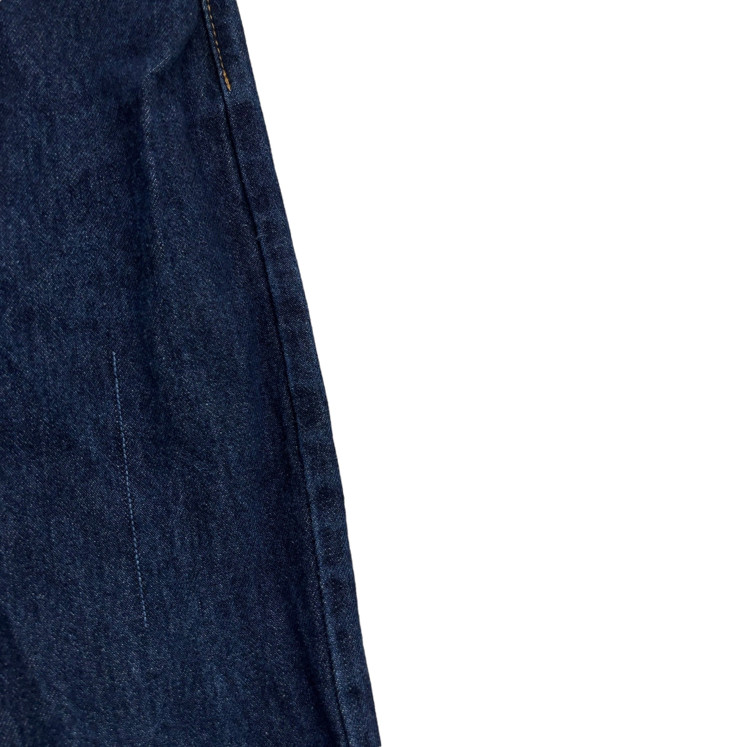 Levis 505 Jeans W36 L34 Mens Dark Blue Regular Straight Fit Denim