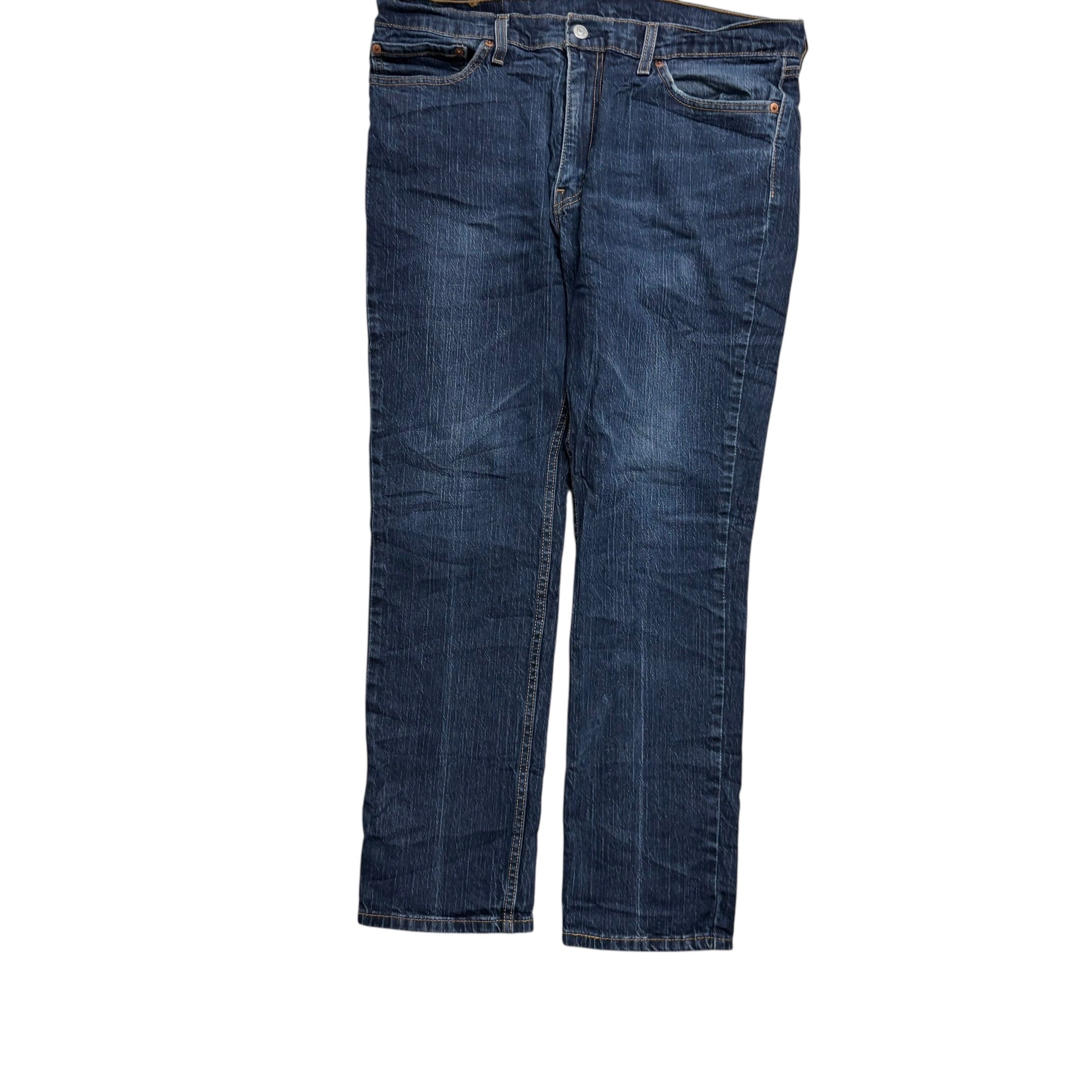 Levis 511 Jeans W36 L30 Mens Dark Blue Slim Fit Stretch Denim (E)