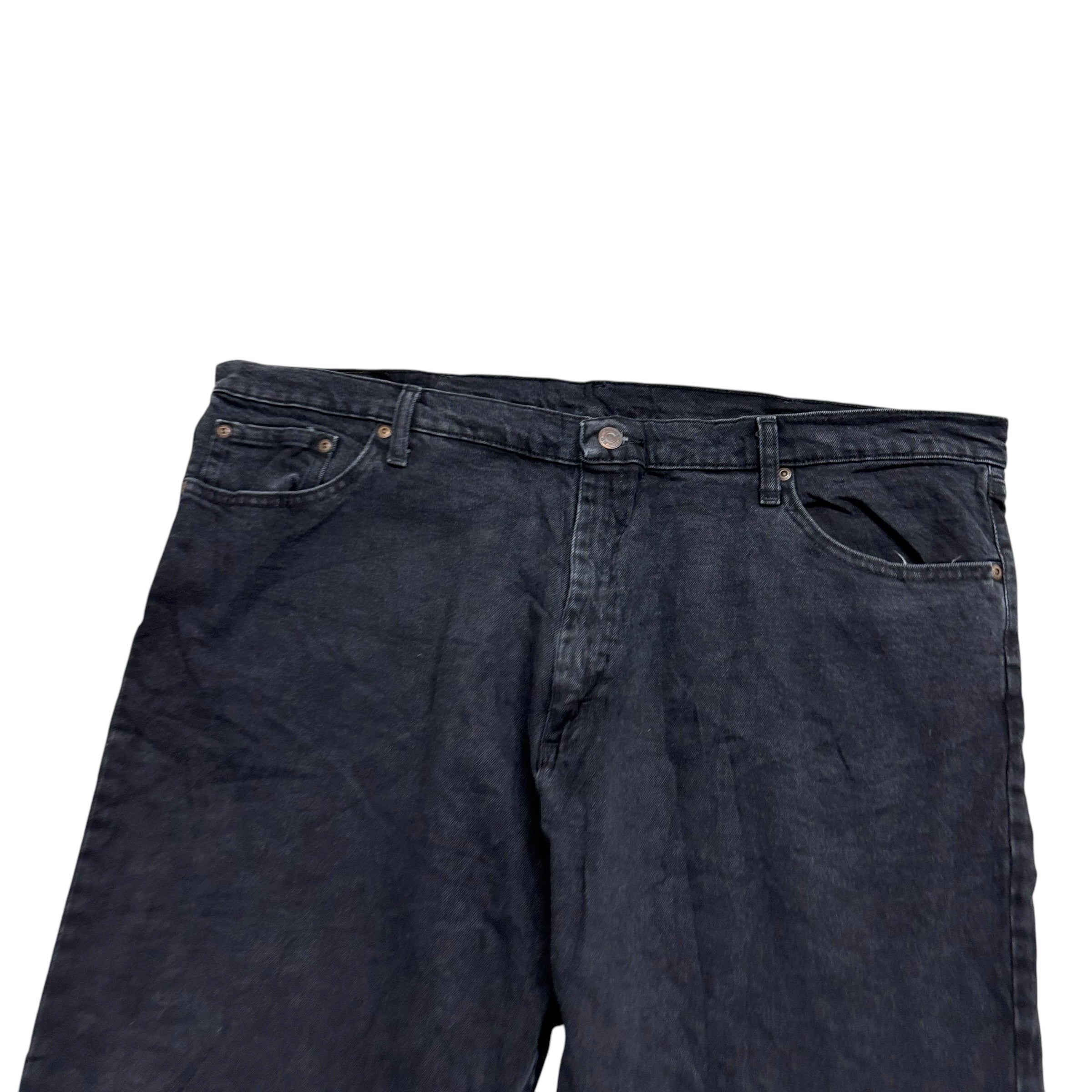 Wrangler Jorts W42 Mens Denim Shorts Black Regular Fit Stretch (E)