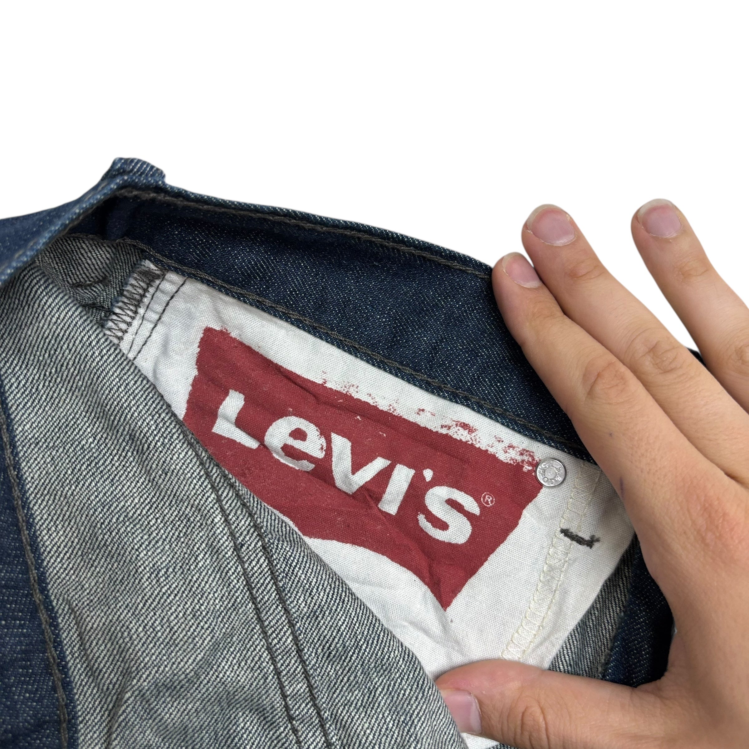 Levis 511 Jeans W32 L32 Mens Dark Blue Slim Fit Vintage Denim