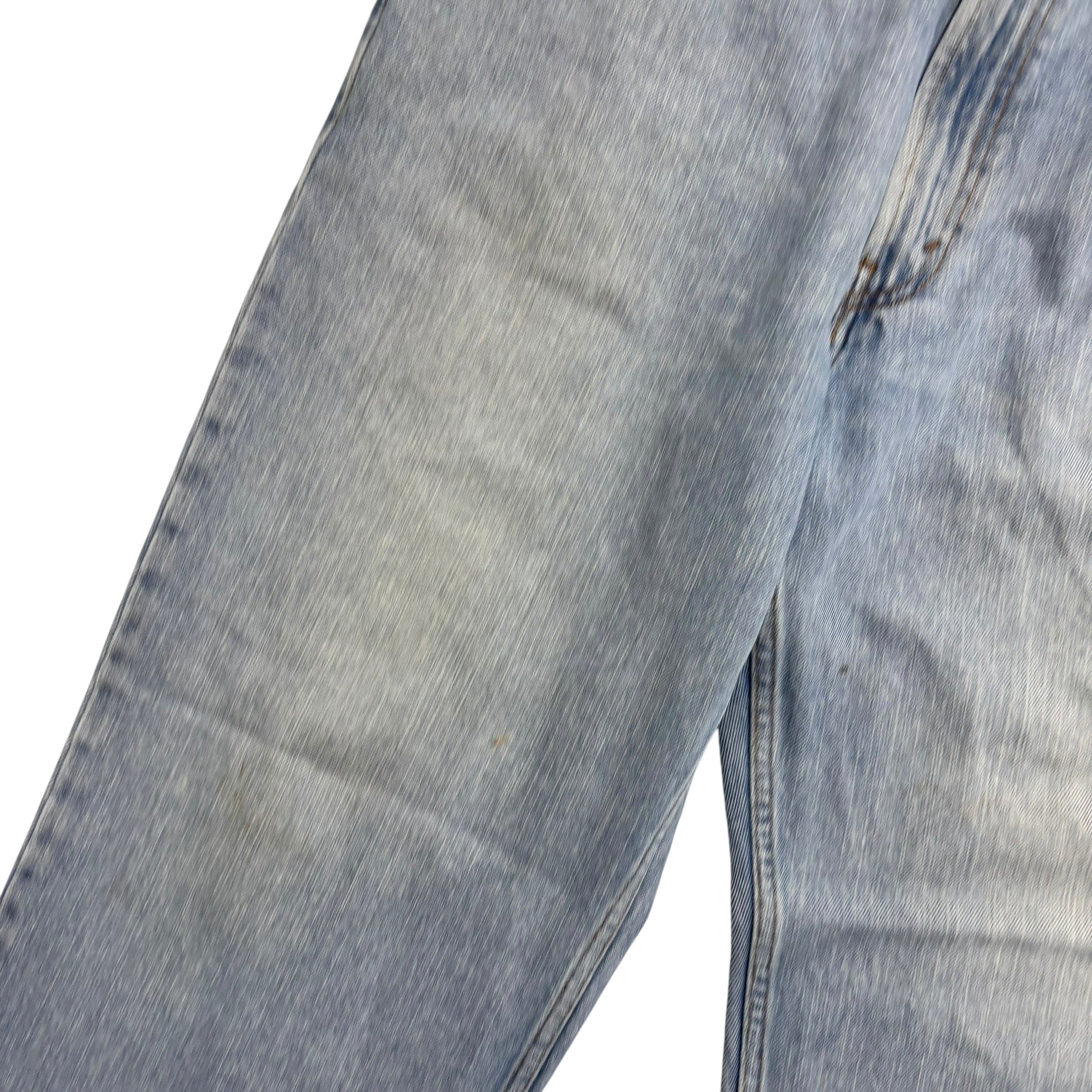 Levis 550 Jeans W38 L30 Mens Light Blue Baggy Relaxed Straight Vintage Denim (F)