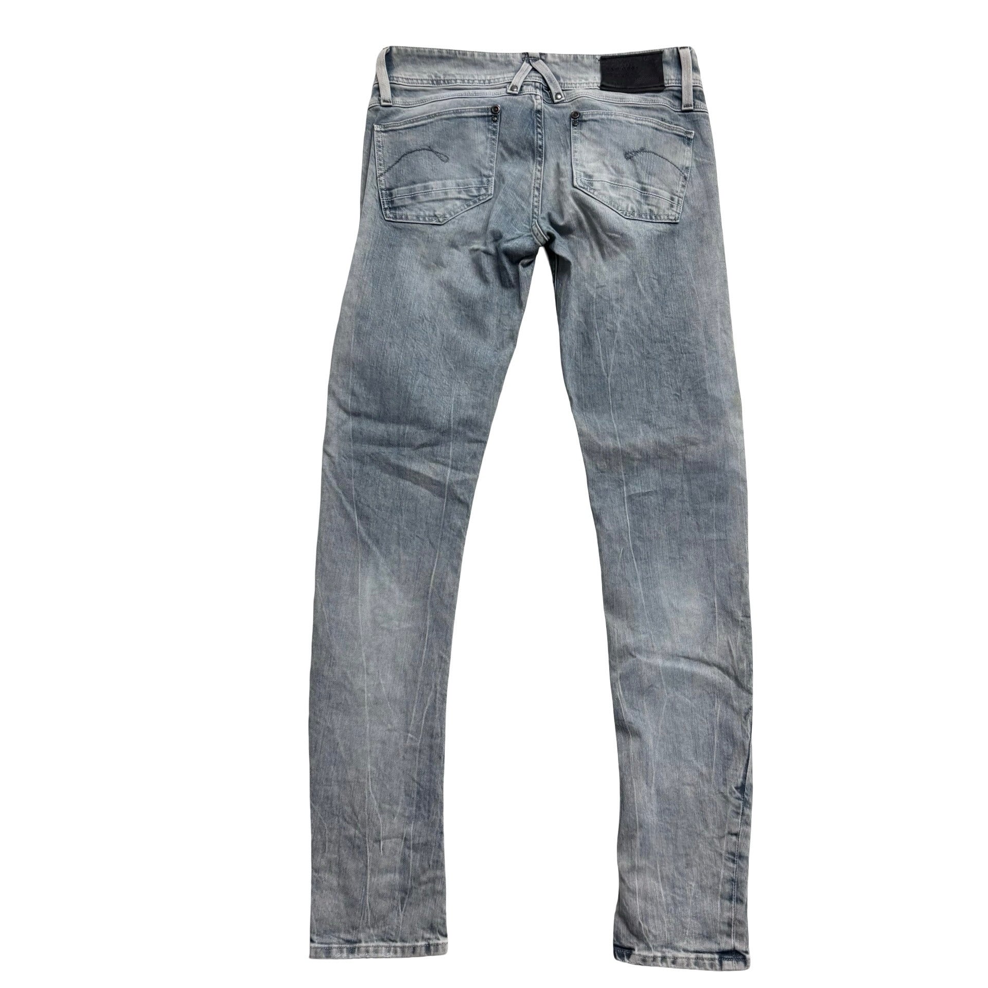 G Star Raw Lynn Skinny Jeans W30 L33 Womens Blue Stretch Denim