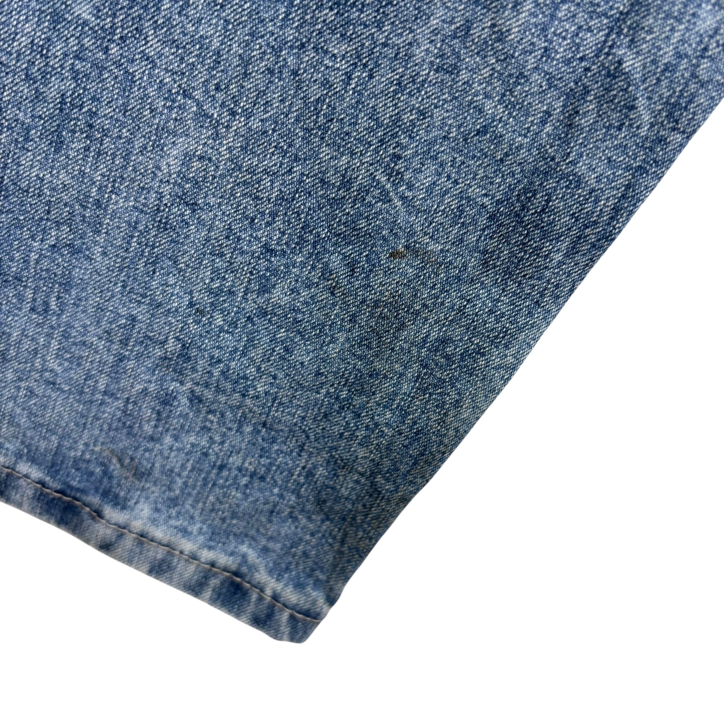 Lee Carpenter Jeans W42 L29 Mens Light Blue Relaxed Straight Fit Denim