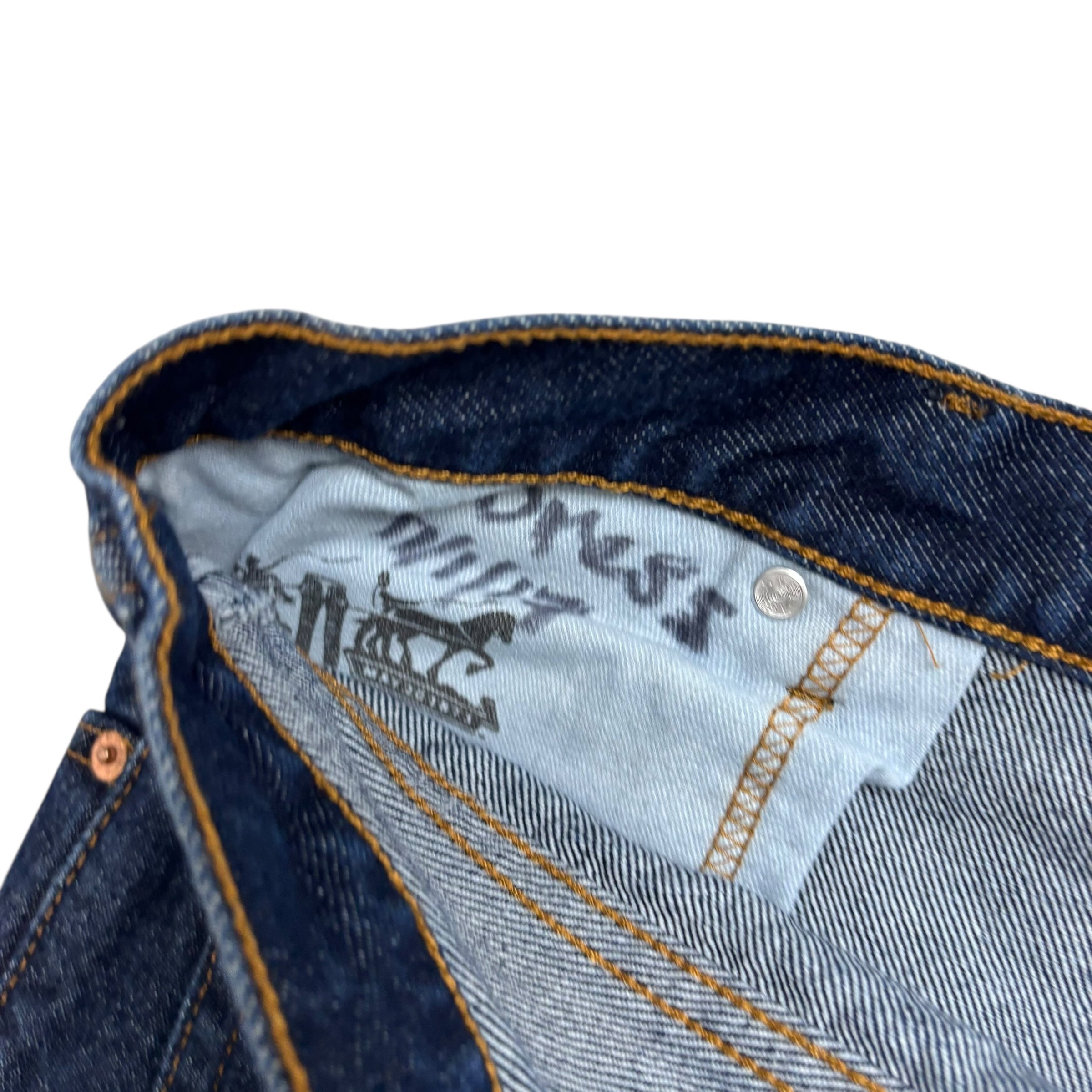 Levis 517 Jeans W42 L36 Mens Dark Blue Regular Bootcut Fit Denim