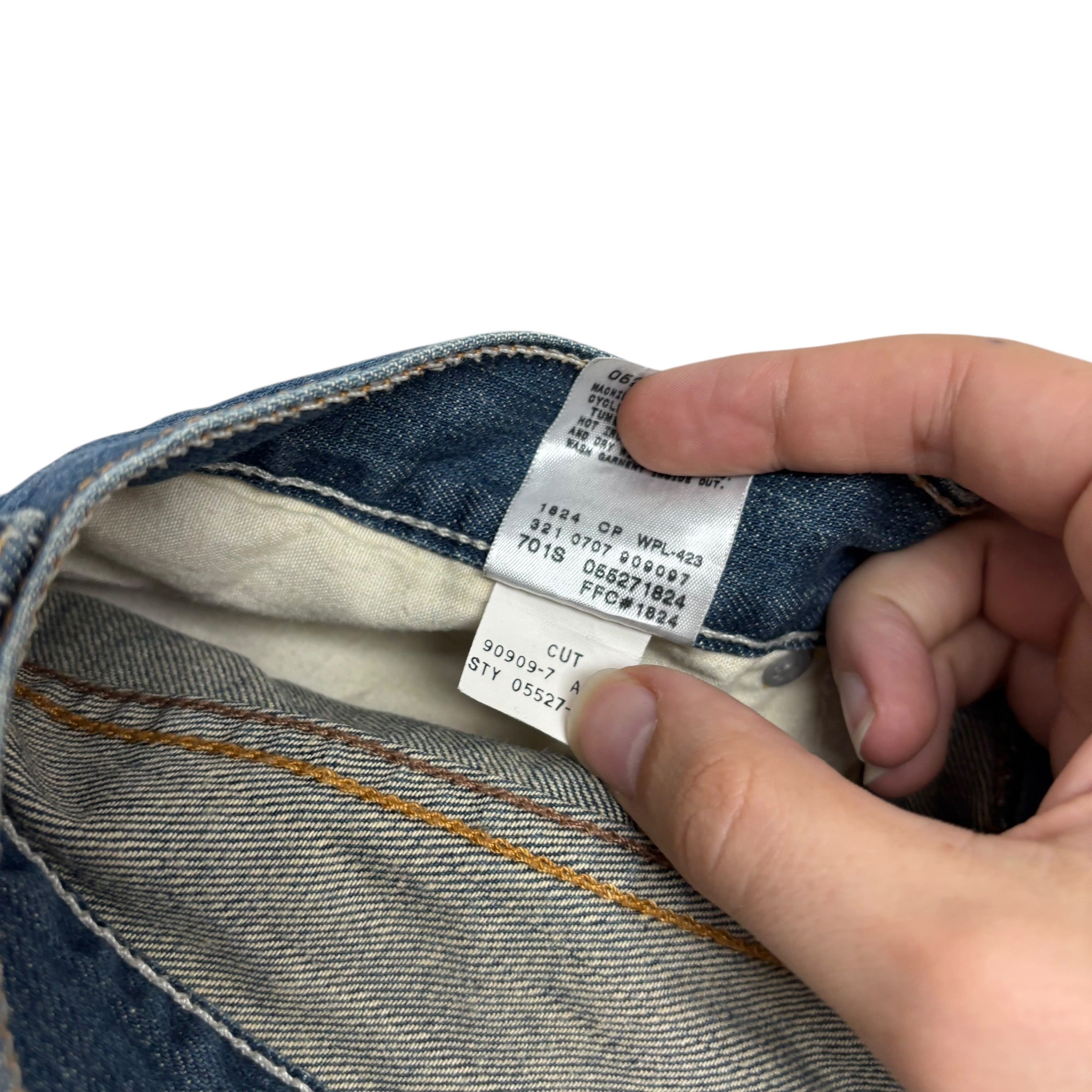 Levis 527 Jeans W33 L35 Mens Dark Blue Regular Bootcut Fit Vintage Denim (E)