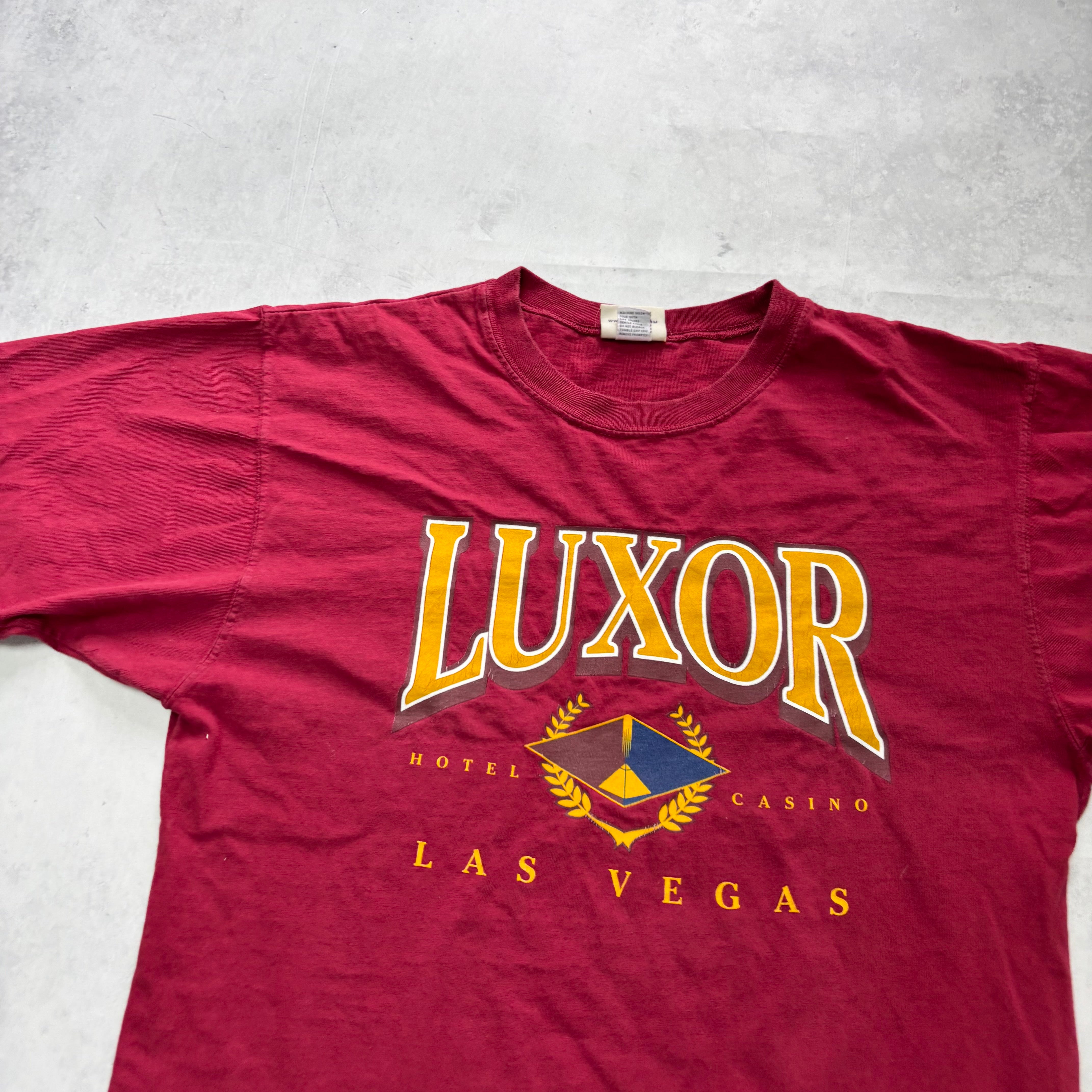 Vintage T Shirt Mens Medium Burgundy Red Graphic Print 90s USA (E)