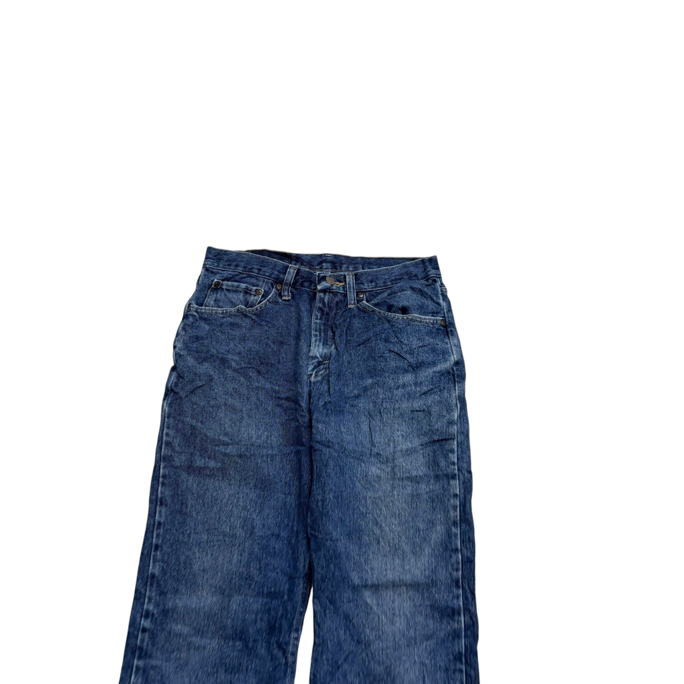 Wrangler Jeans W31 L30 Mens Dark Blue Regular Straight Fit Denim